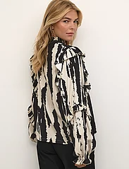 Karen By Simonsen - NimeKb Blouse - long-sleeved blouses - nimekb print black - 4