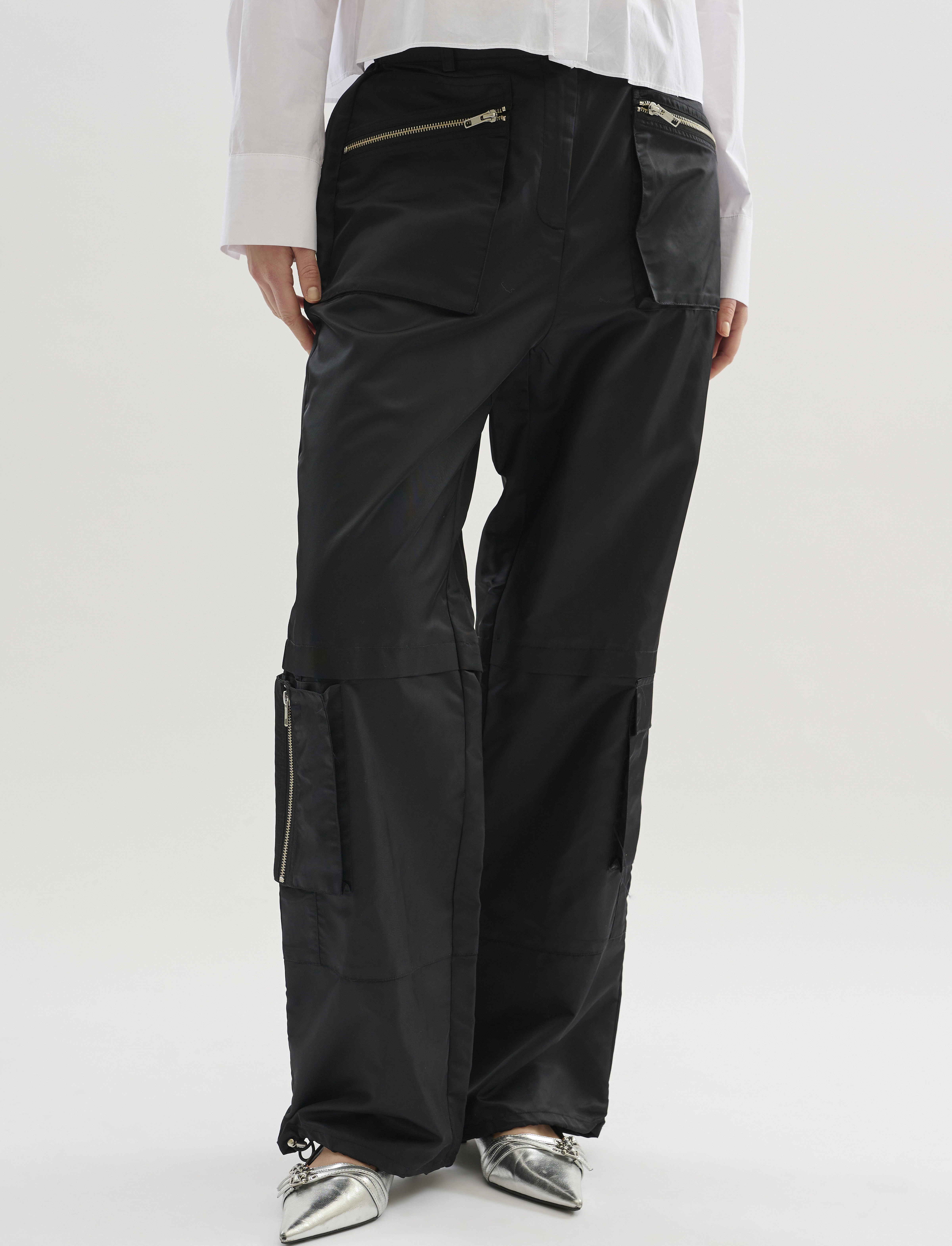 Karen By Simonsen Nynnekb Pants, 32, Trousers, Schwarz - Straight Leg, Frauen