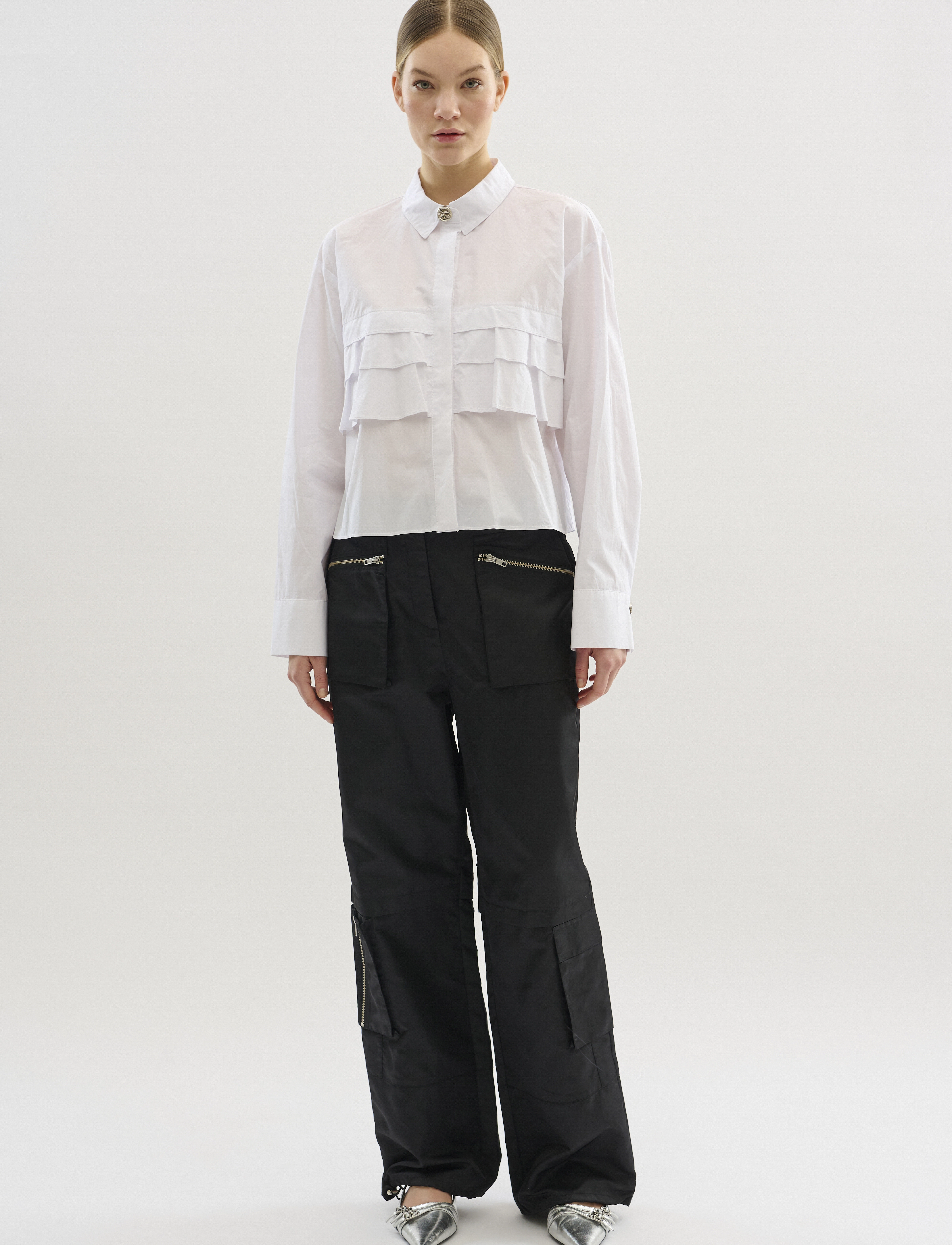 Karen By Simonsen Nynnekb Pants cargobyxor dam – bild 2