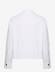 Karen By Simonsen - NillaKB Short Shirt - long-sleeved shirts - bright white - 1