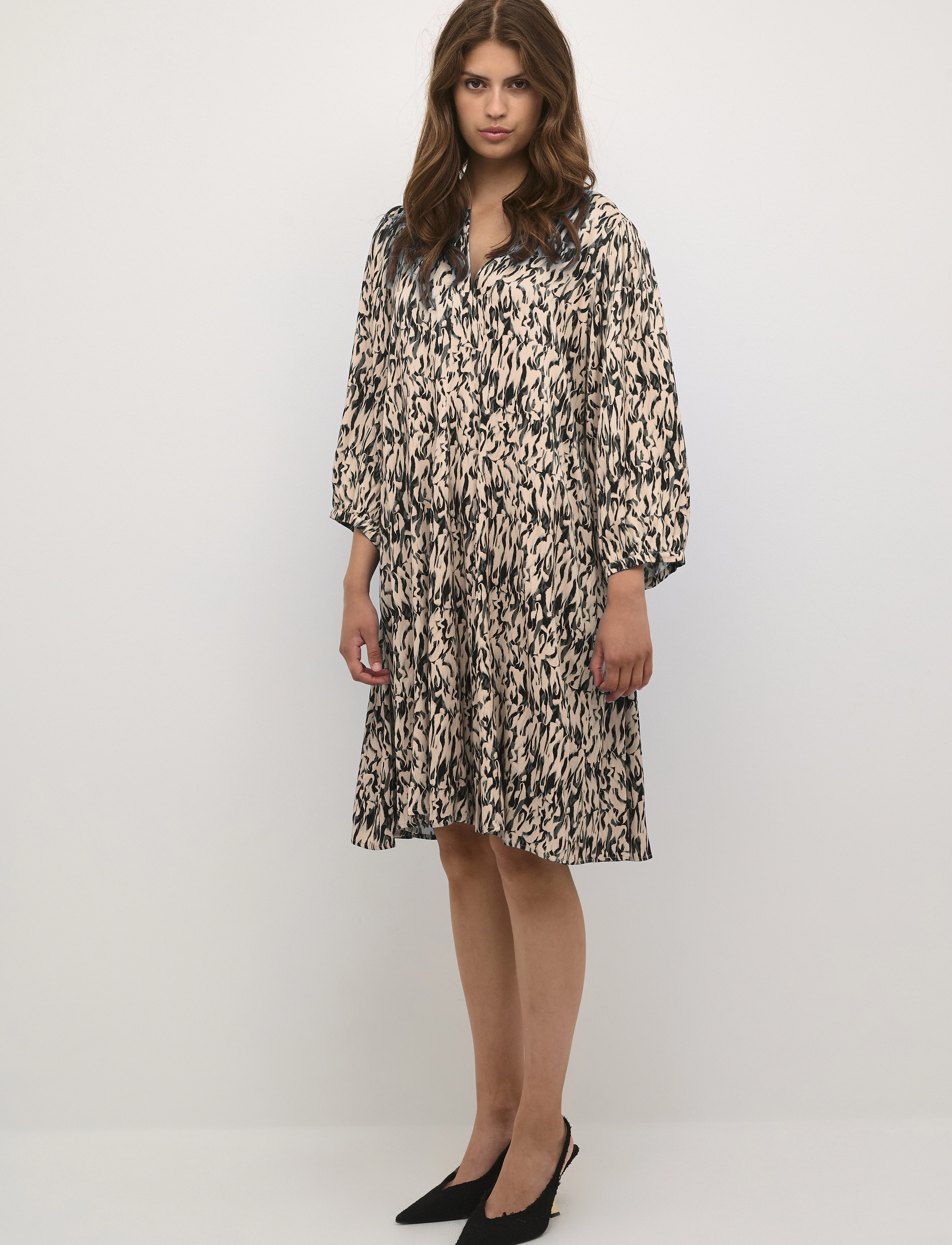 Karen By Simonsen - NikoleKb Indie Dress - sommerkjoler - nikole print black - 4