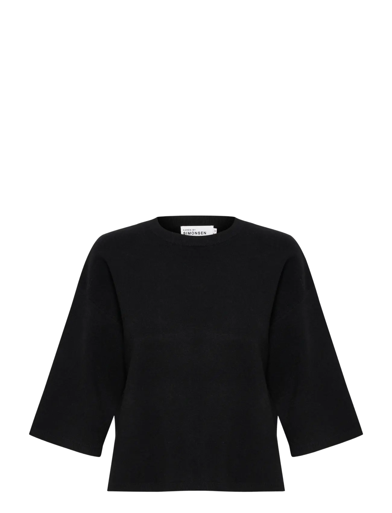 Karen By Simonsen DoddieKB Knit Tee - Transitional Layering - METEORITE / black