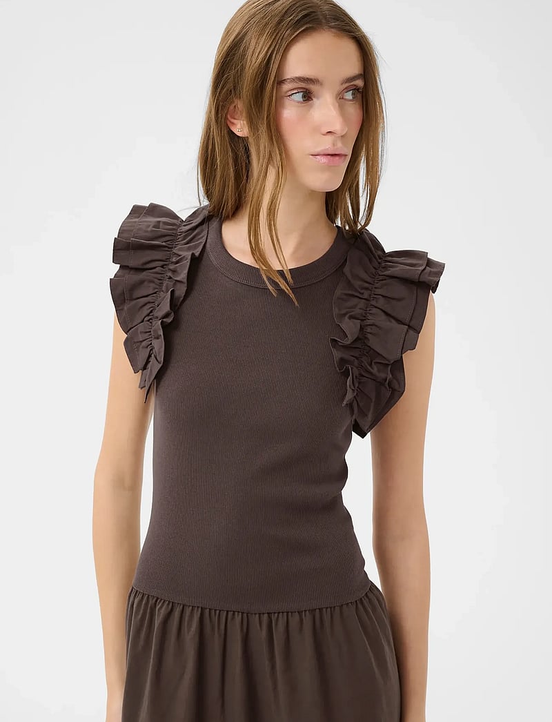 Karen By Simonsen - OdaKB Dress - maxikleider - chocolate martini - 0