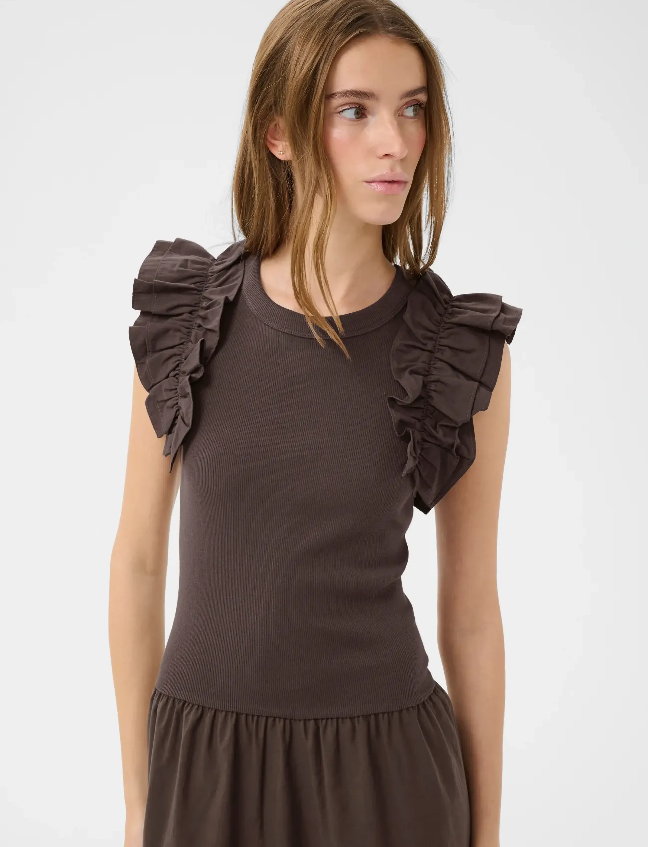 Karen By Simonsen OdaKB Dress - Clothing - CHOCOLATE MARTINI / brown