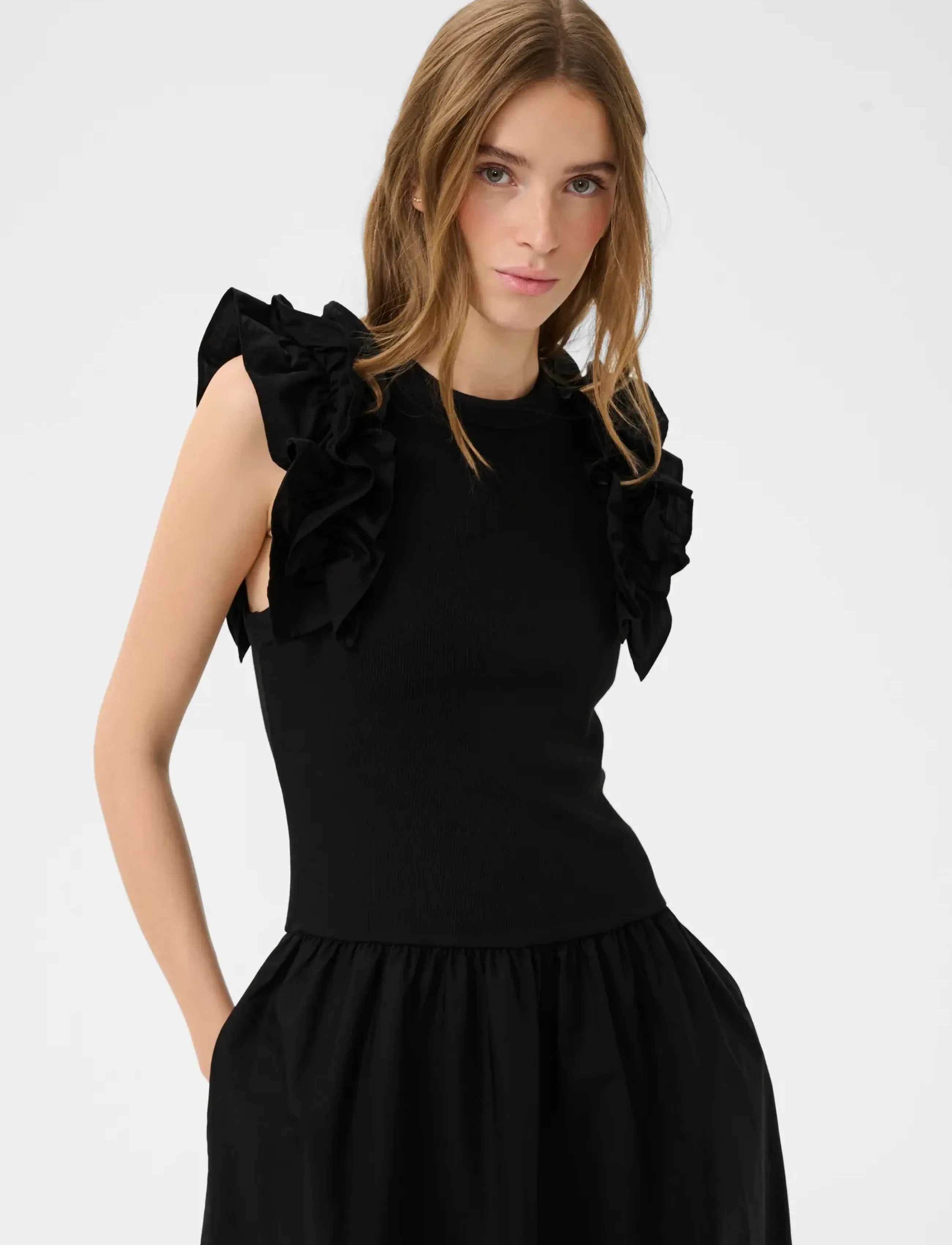 Karen By Simonsen OdaKB Dress - Klänningar - METEORITE / black