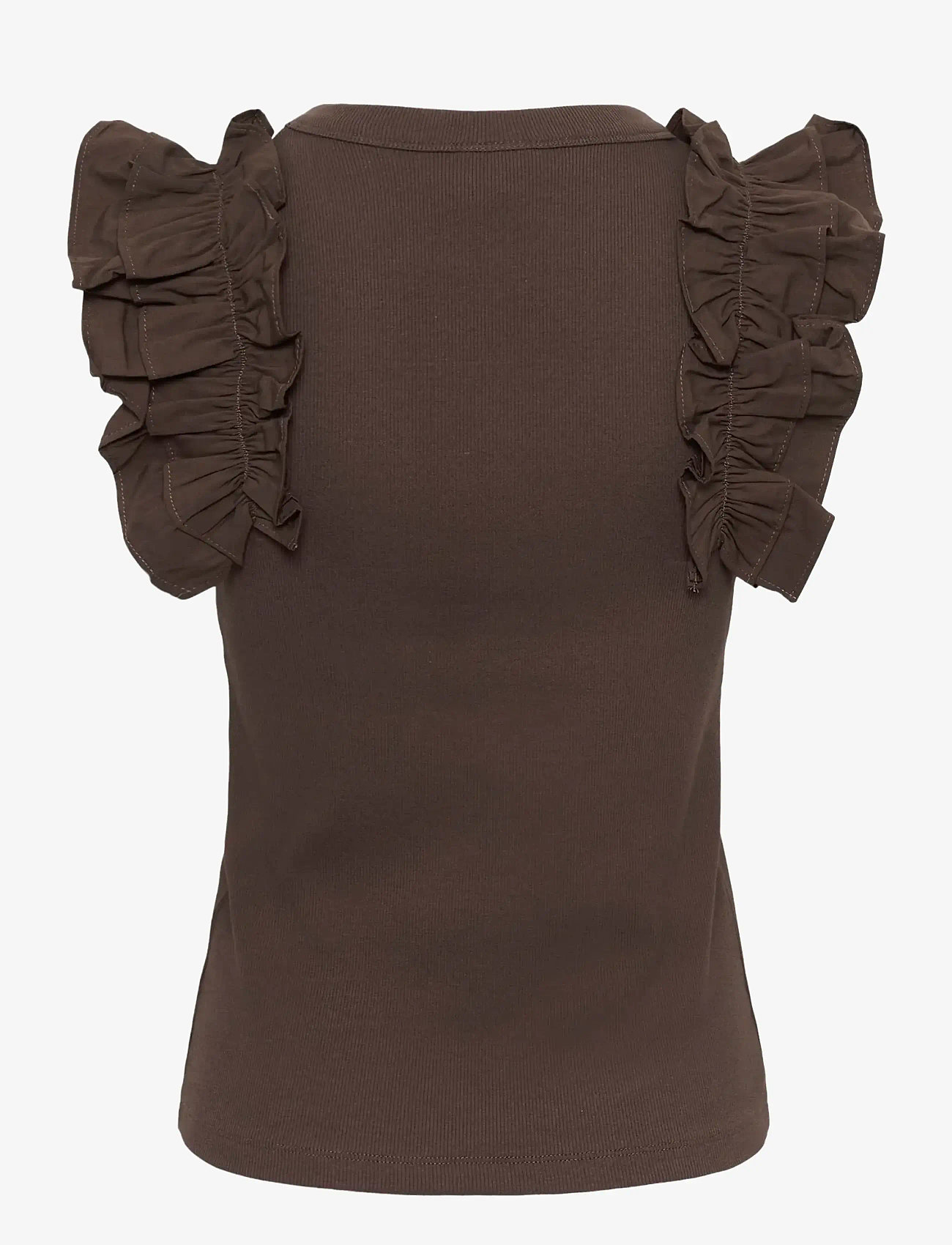 Karen By Simonsen - OdaKB Tank - t-shirts - chocolate martini - 2