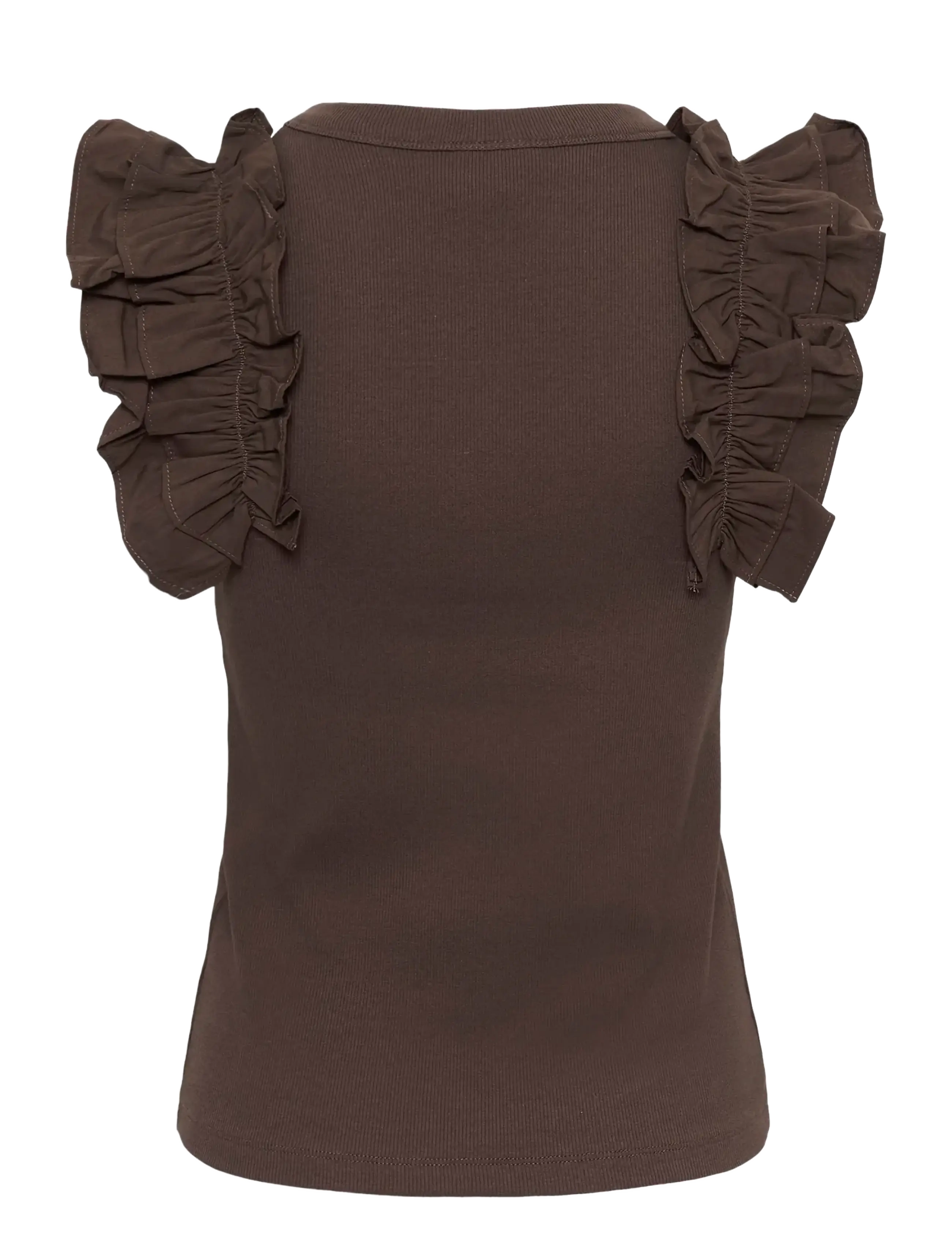 Karen By Simonsen - OdaKB Tank - t-shirts - chocolate martini - 2