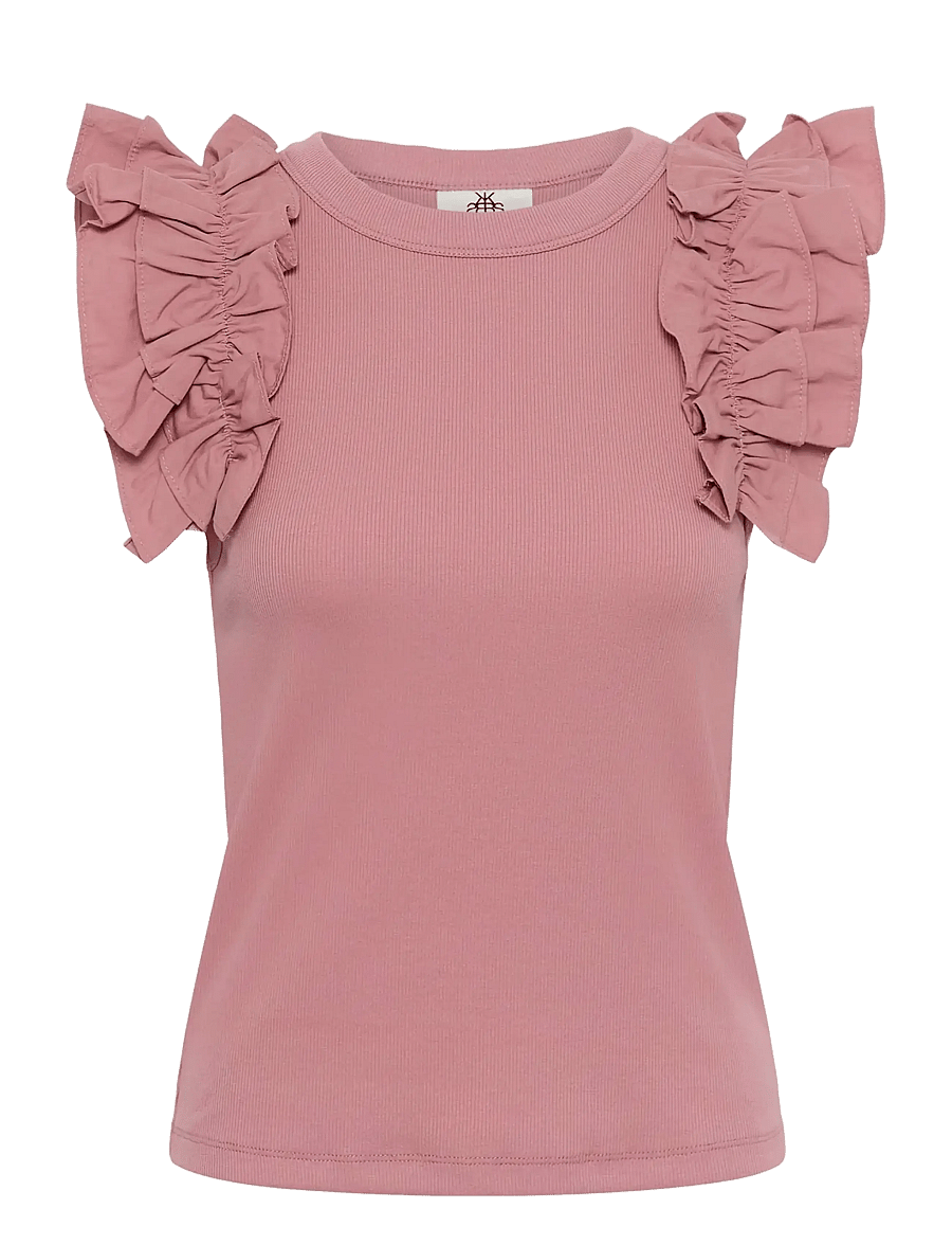 Karen By Simonsen - OdaKB Tank - t-shirts - nostalgia rose - 1