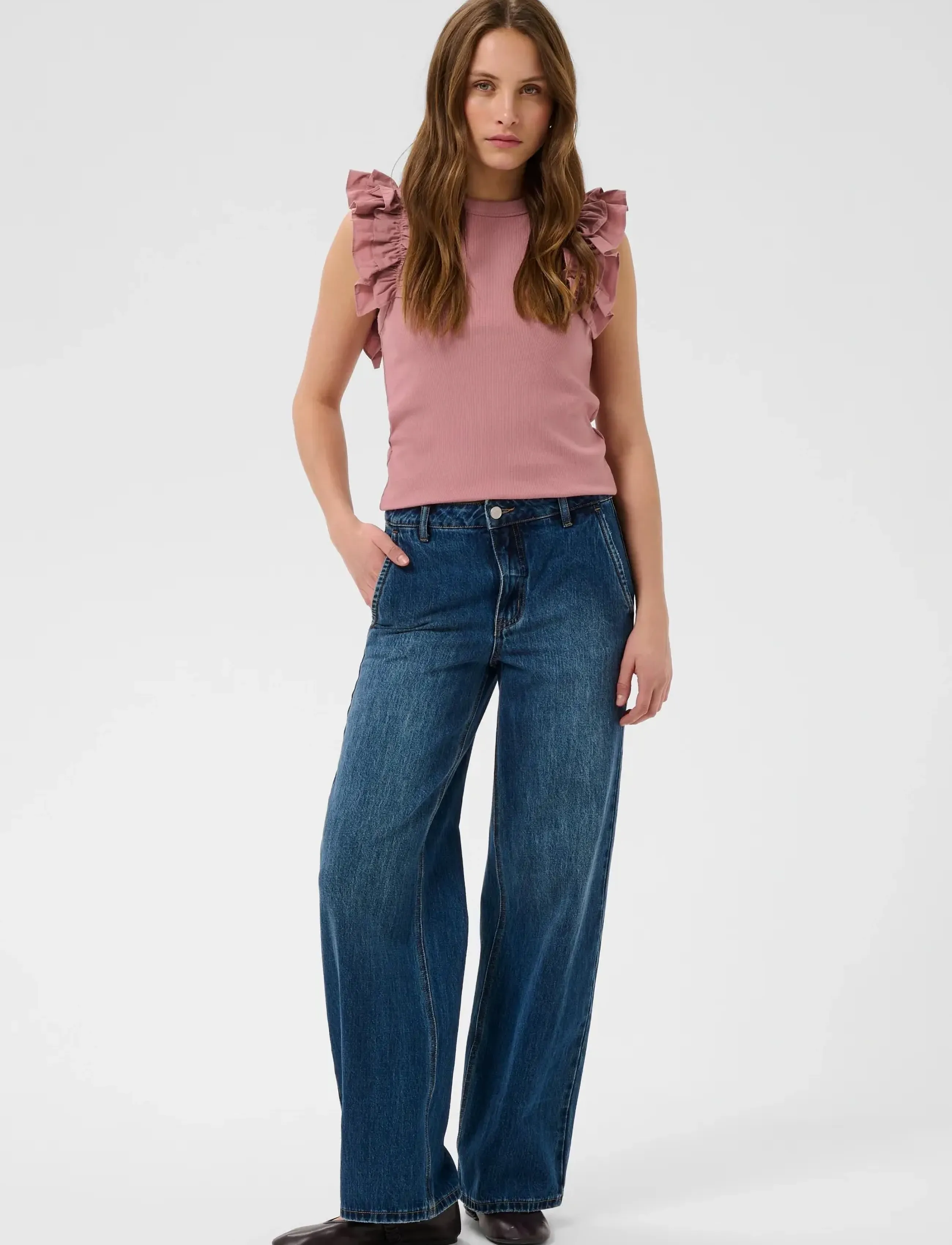 Karen By Simonsen - OdaKB Tank - t-shirts - nostalgia rose - 3