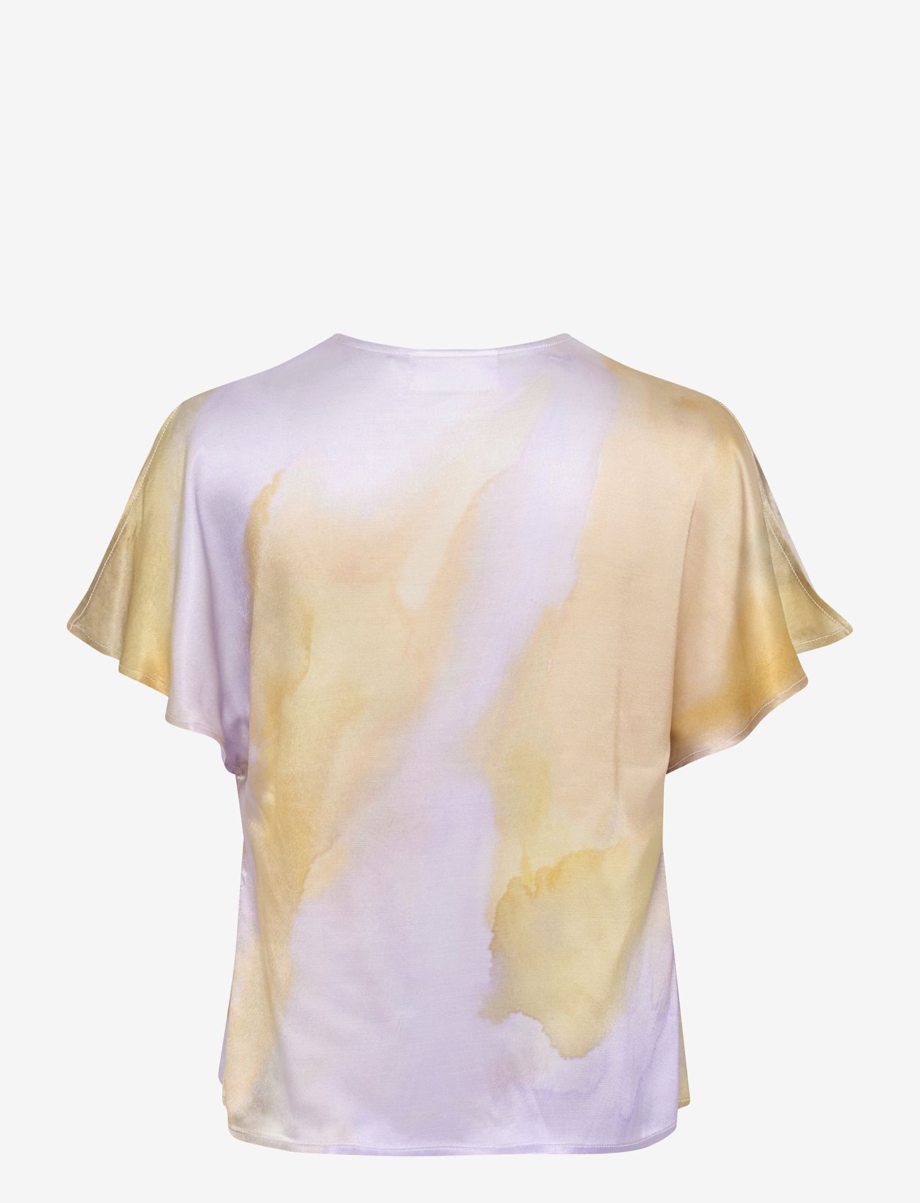 Karen By Simonsen - OlgaKB Top - kortærmede bluser - olga print lilac - 2