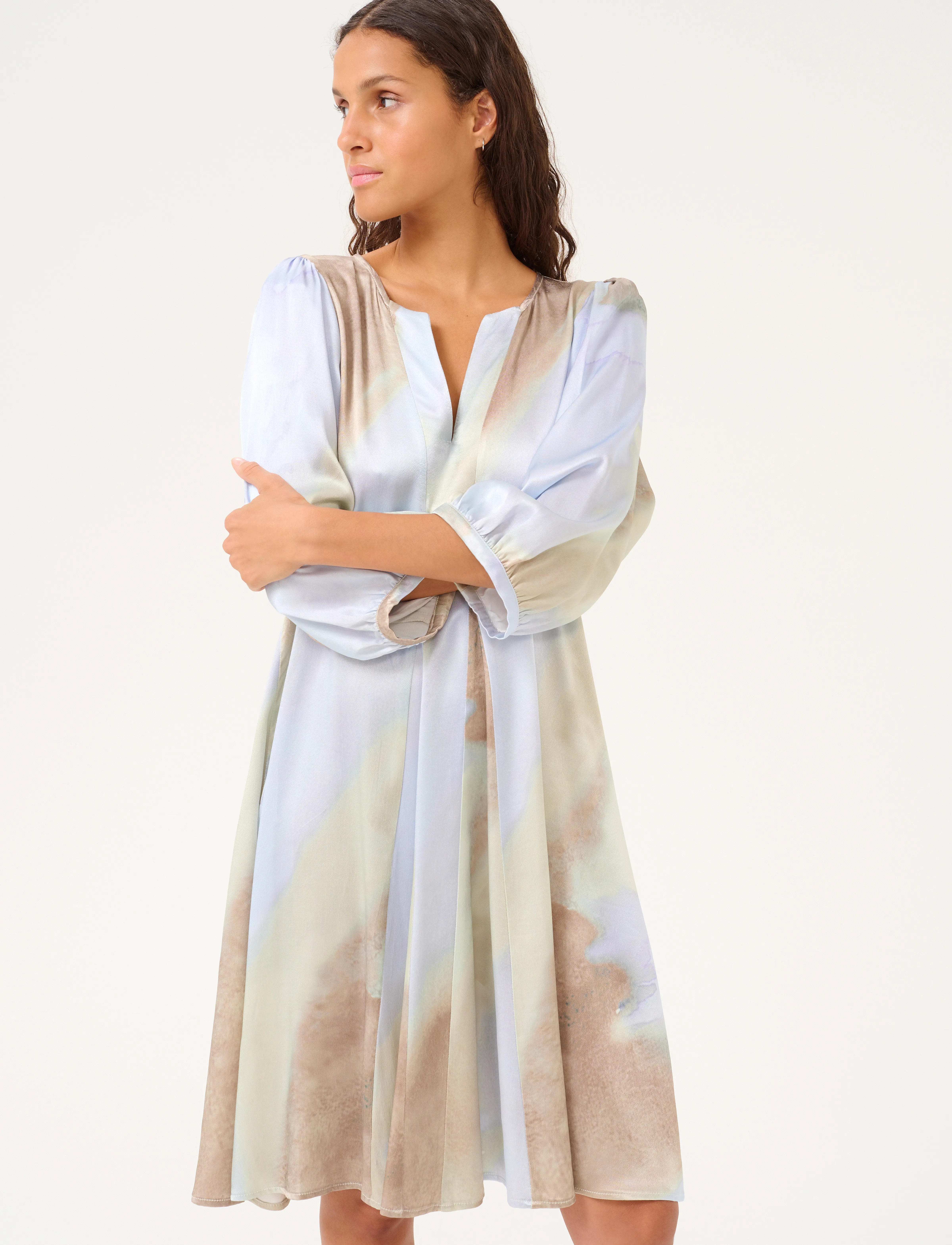Karen By Simonsen - OlgaKB Indie Dress - pidulikud kleidid - olga print heather - 0