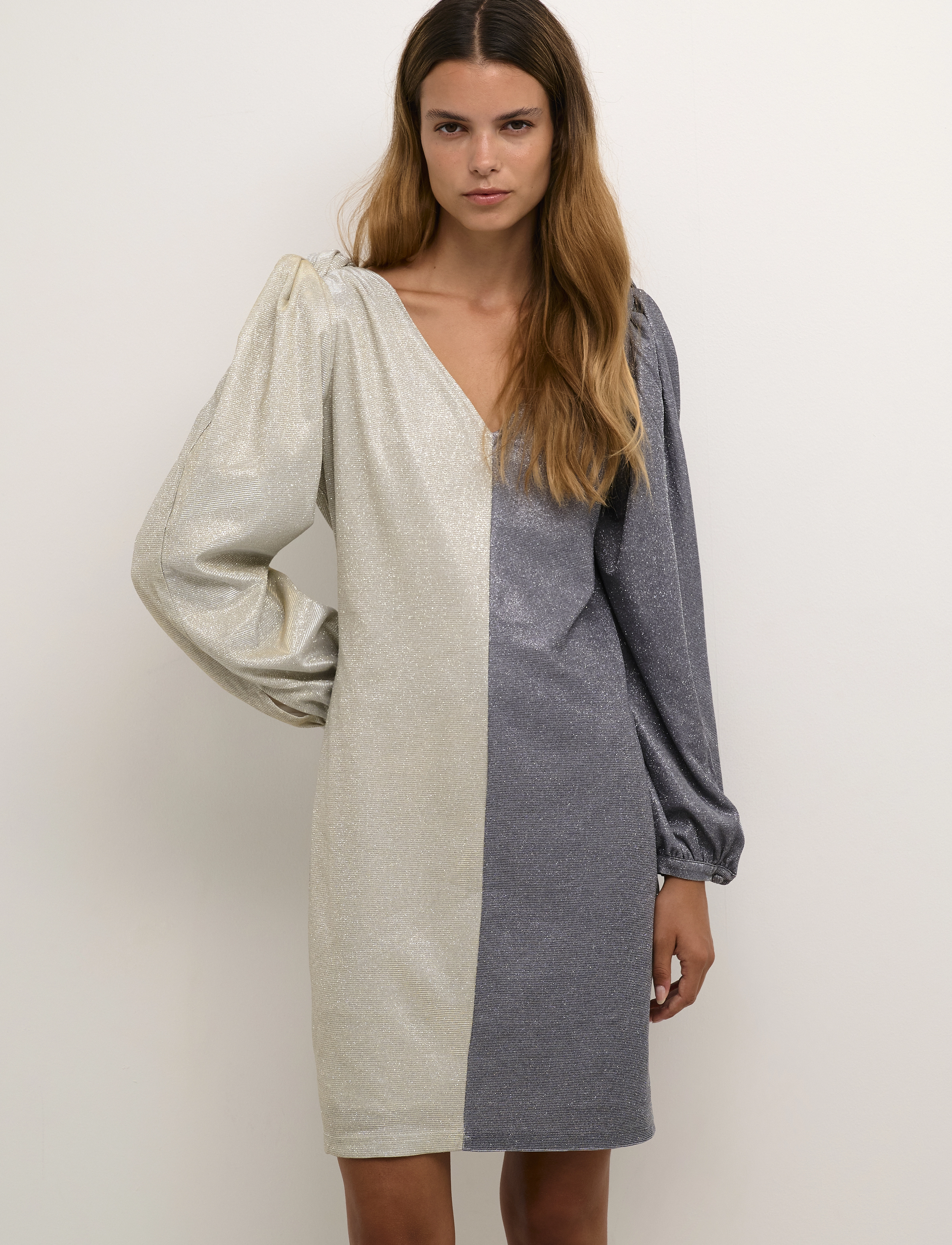 Karen By Simonsen OrianeKB Dress - Kjoler - SILVER / silver