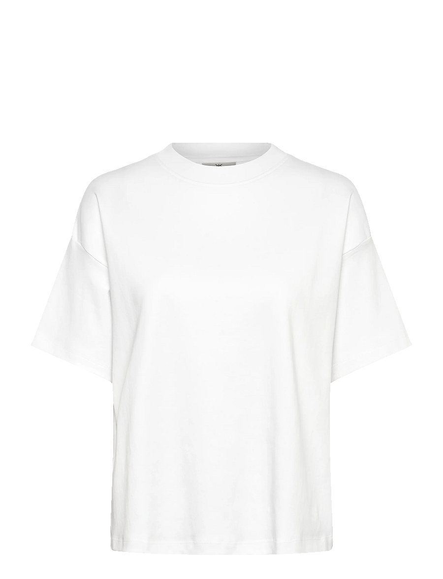 Karen By Simonsen - NoomaKB Solid Tee - t-shirts - bright white - 1