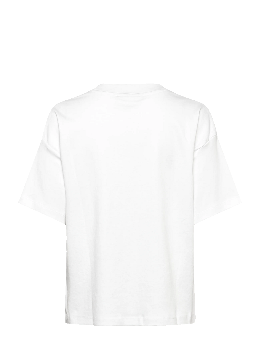 Karen By Simonsen - NoomaKB Solid Tee - t-shirts - bright white - 2