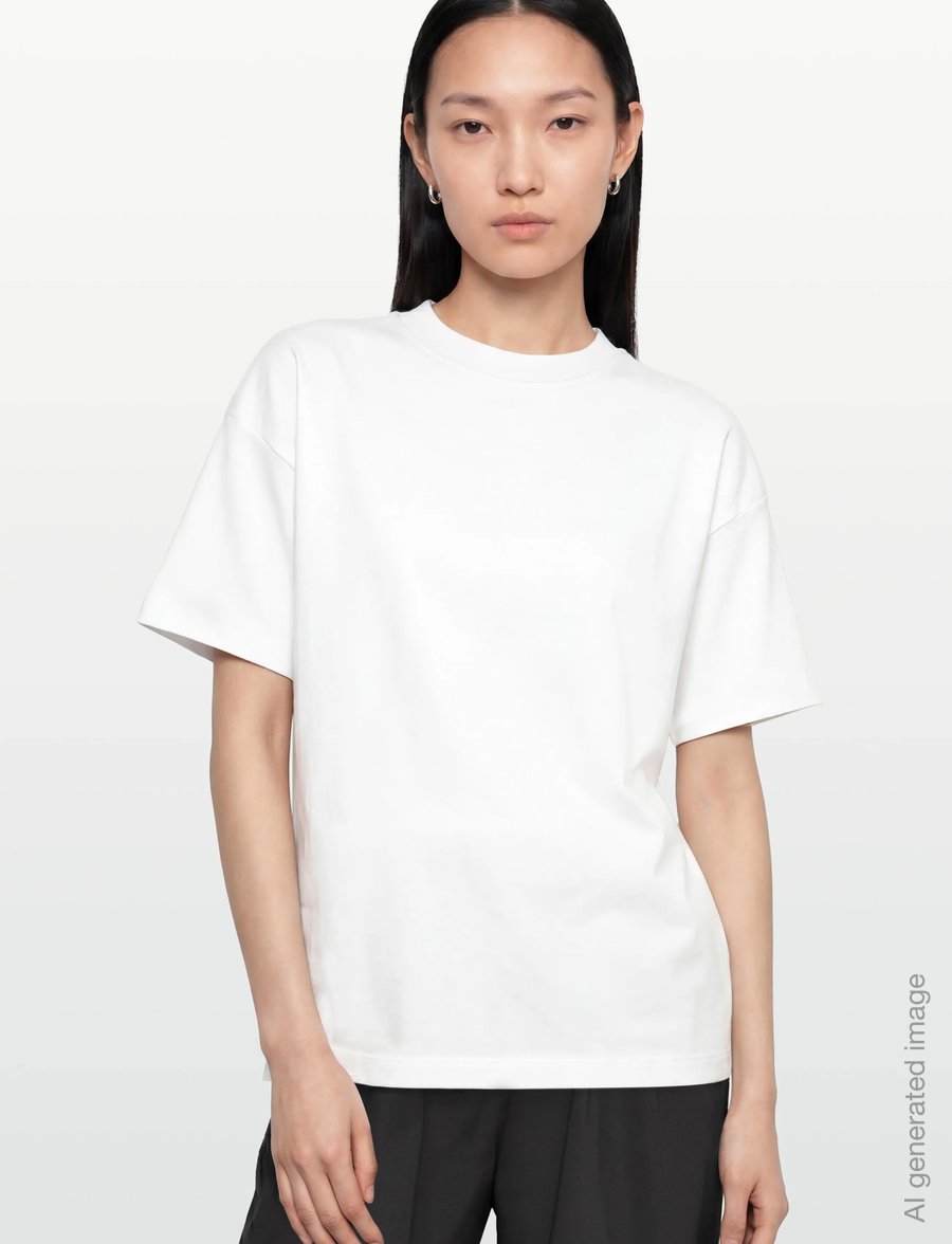 Karen By Simonsen - NoomaKB Solid Tee - t-shirts - bright white - 3