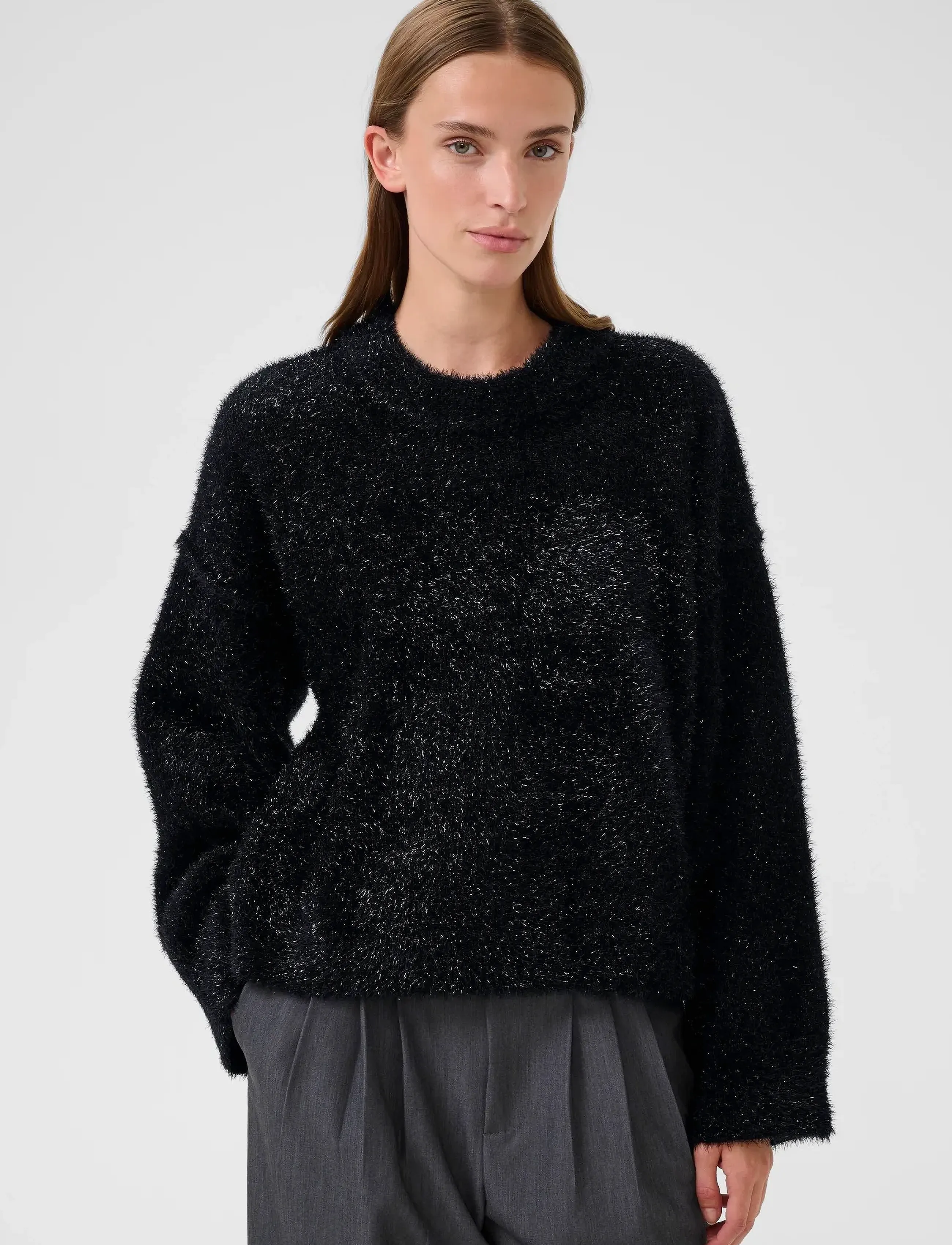 Karen By Simonsen Kbsada Knit, XL, Knitwear, Schwarz - Jumpers, Frauen