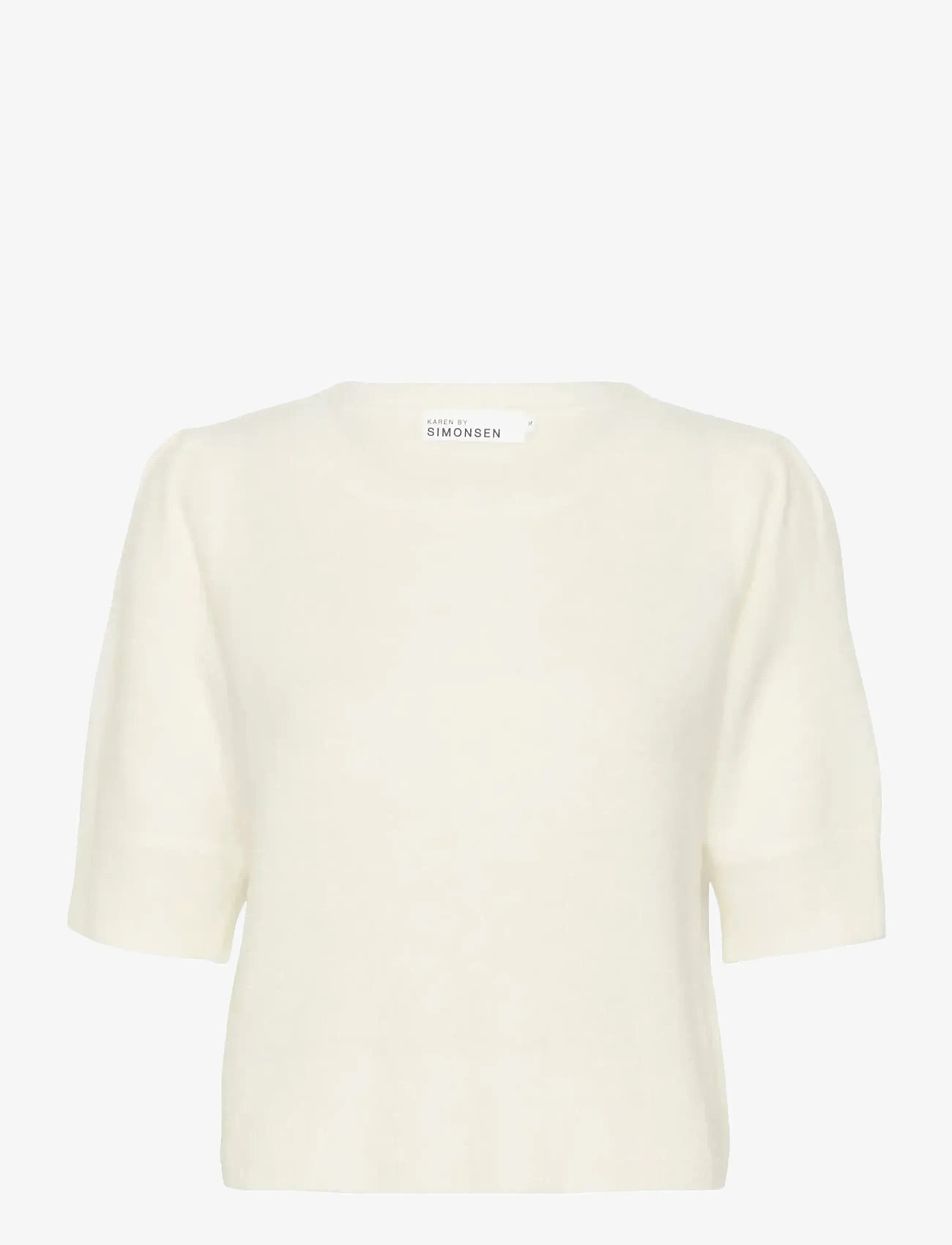 Karen By Simonsen - KBNoabelle Plain Pullover - herbstliche kleidung - egret - 0