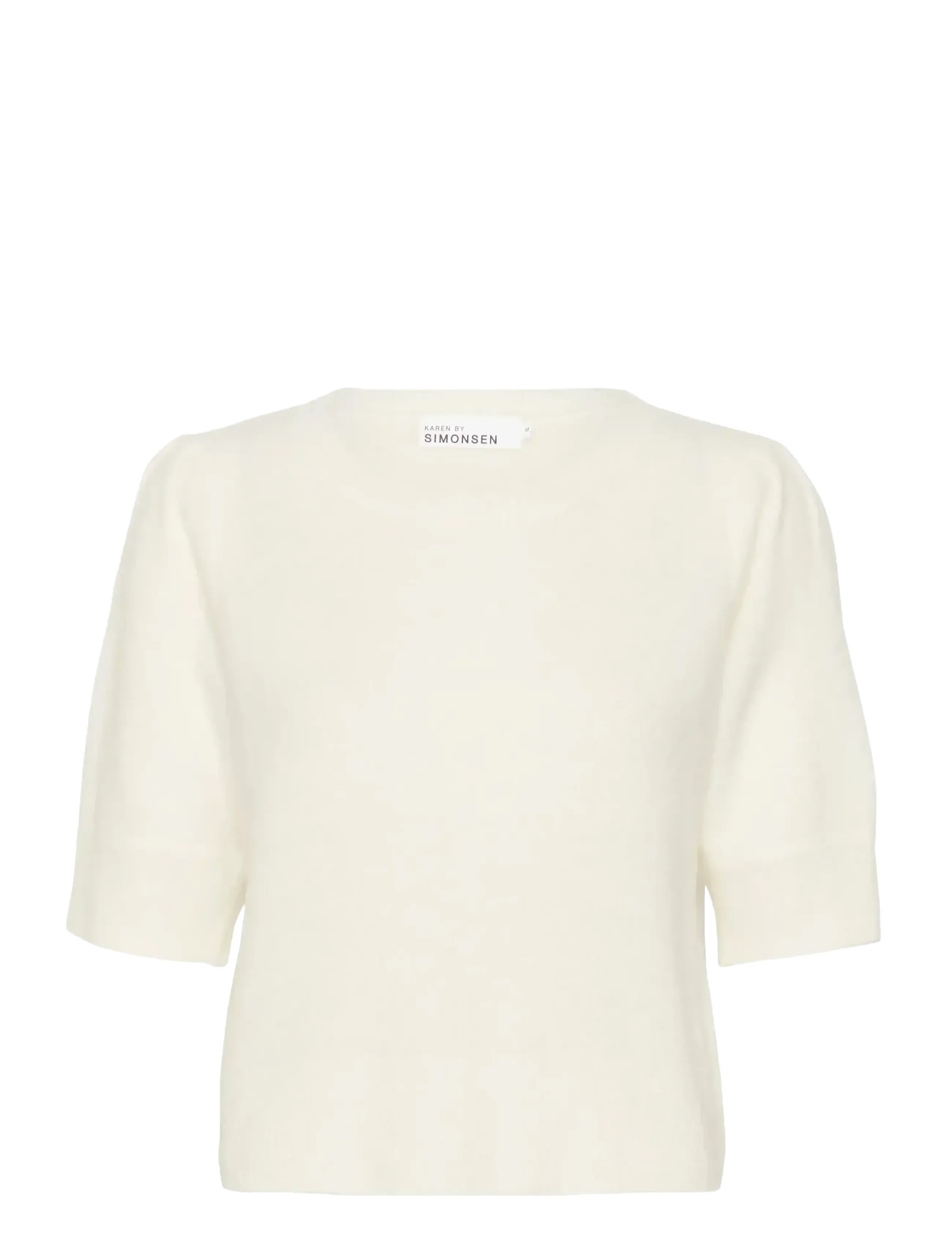 Karen By Simonsen KBNoabelle Plain Pullover - Tøj - EGRET / cream