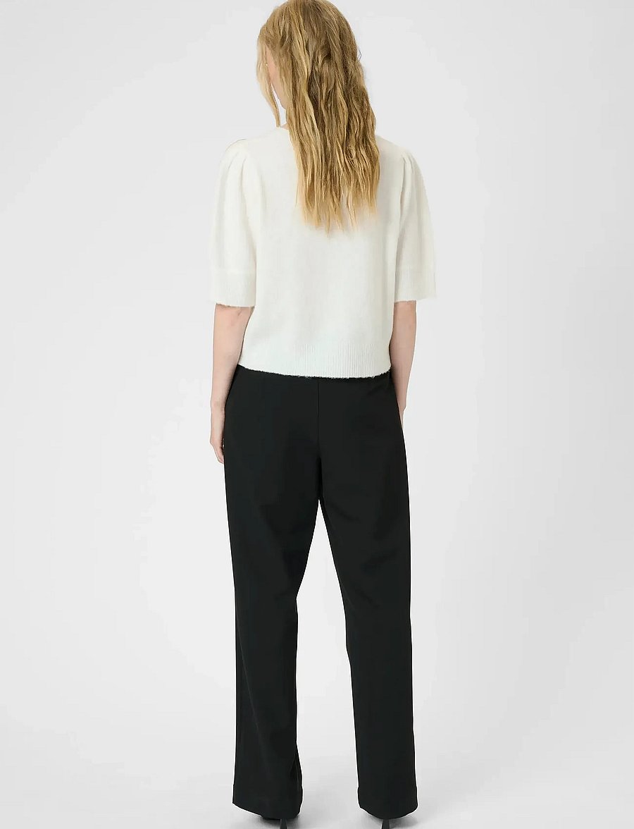 Karen By Simonsen - KBNoabelle Plain Pullover - striktrøjer - egret - 4