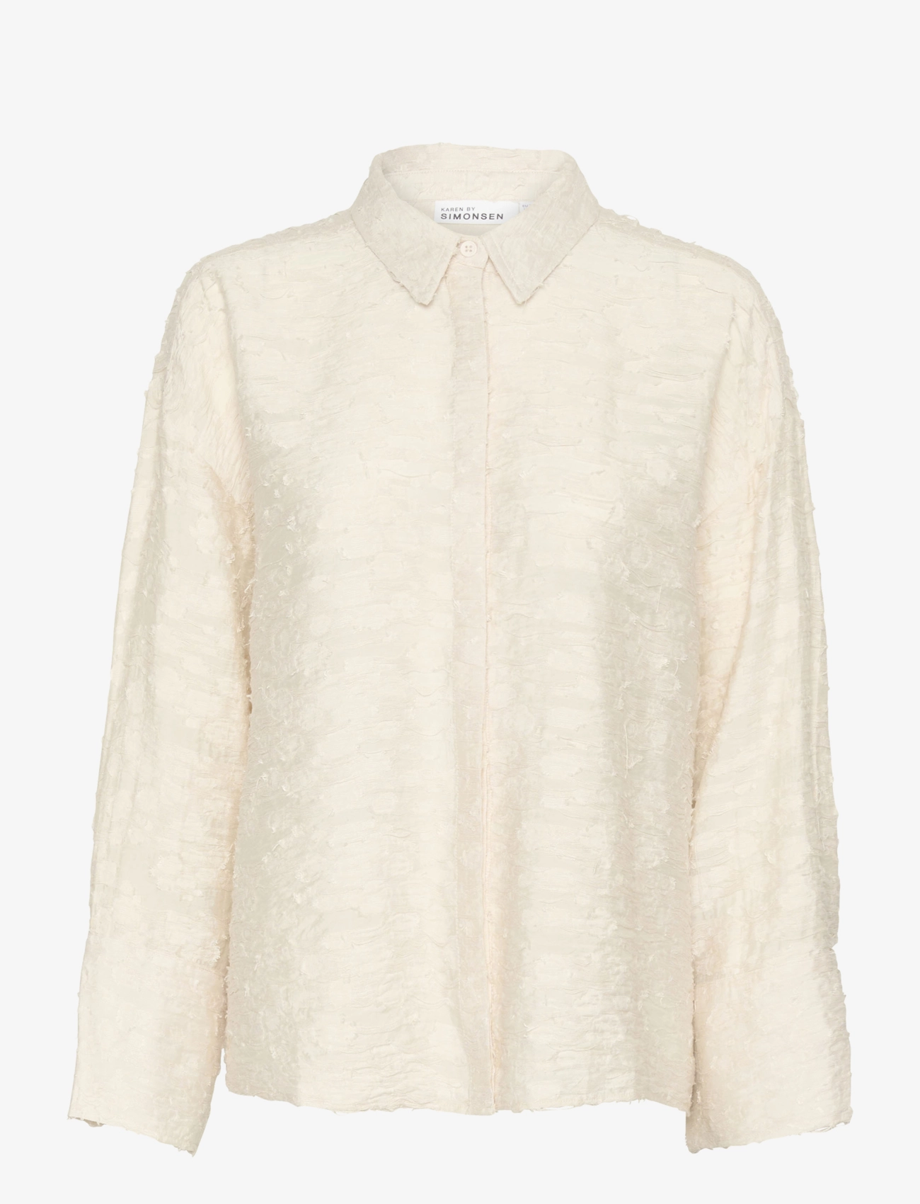 Karen By Simonsen KBRoberta Shirt - Bluser & Skjorter - EGRET / cream