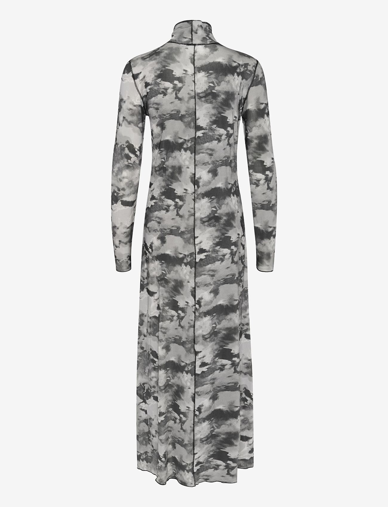 Karen By Simonsen - KBRosalina Dress - t-shirt-kleider - roselina print grey - 1