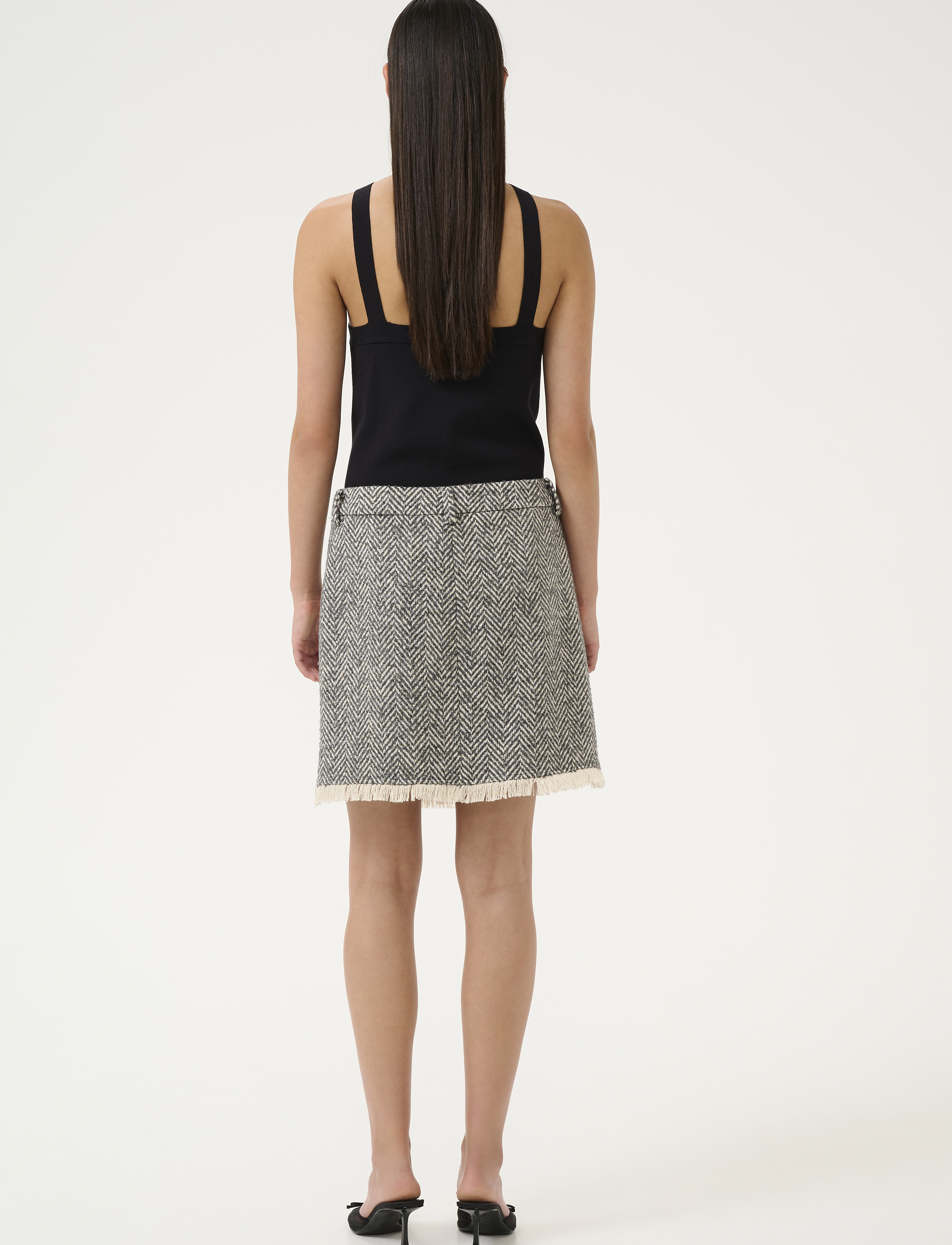 Karen By Simonsen - KBRitt Skirt - korte nederdele - thunderstorm - 4