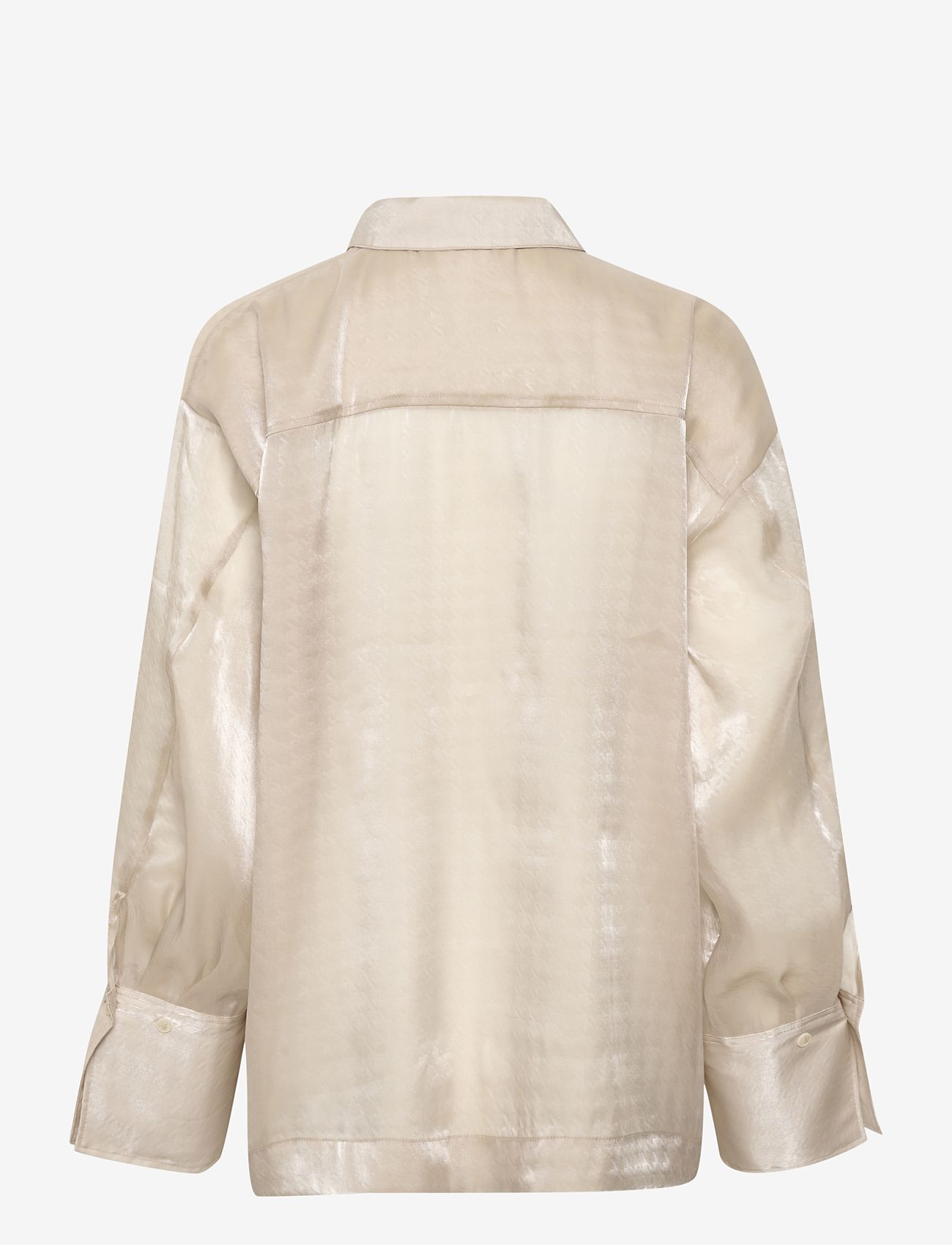 Karen By Simonsen - KBRafaella Shirt - langærmede skjorter - simply taupe - 2