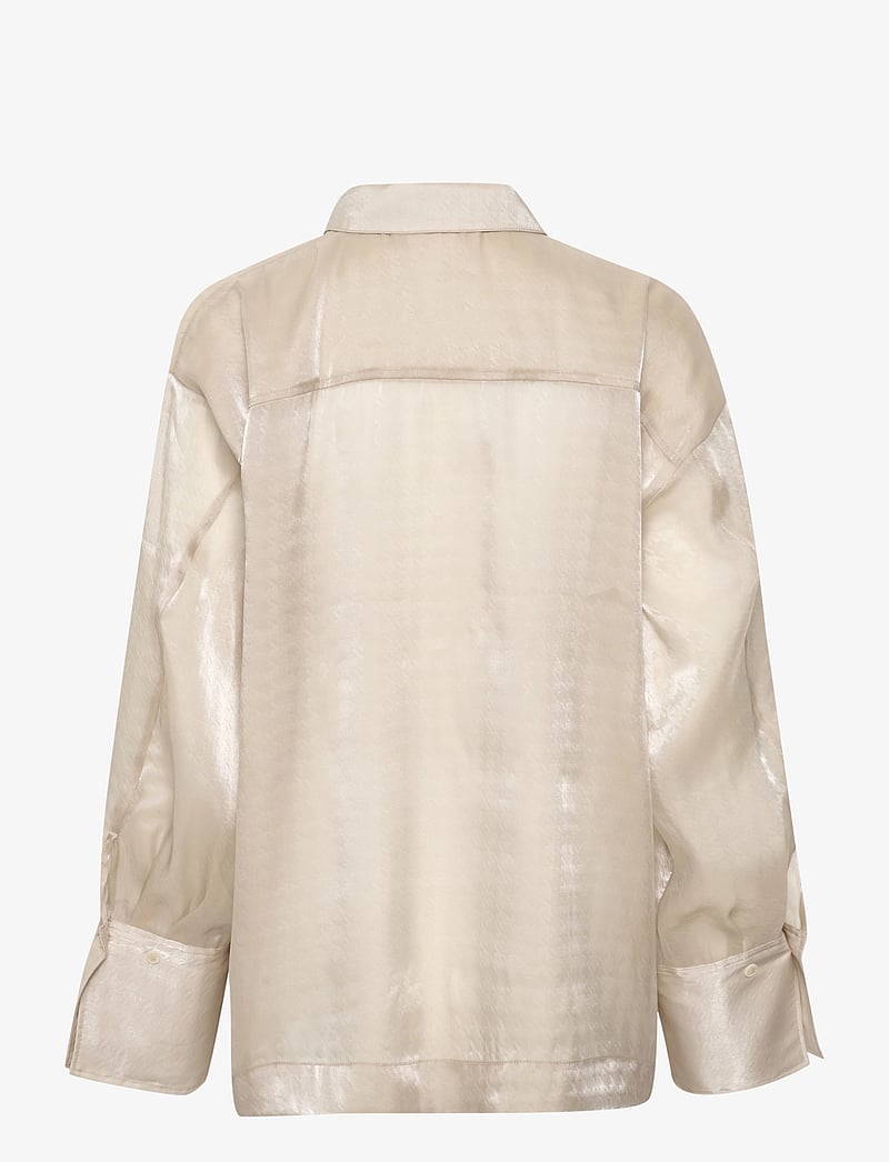 Karen By Simonsen - KBRafaella Shirt - långärmade skjortor - simply taupe - 2