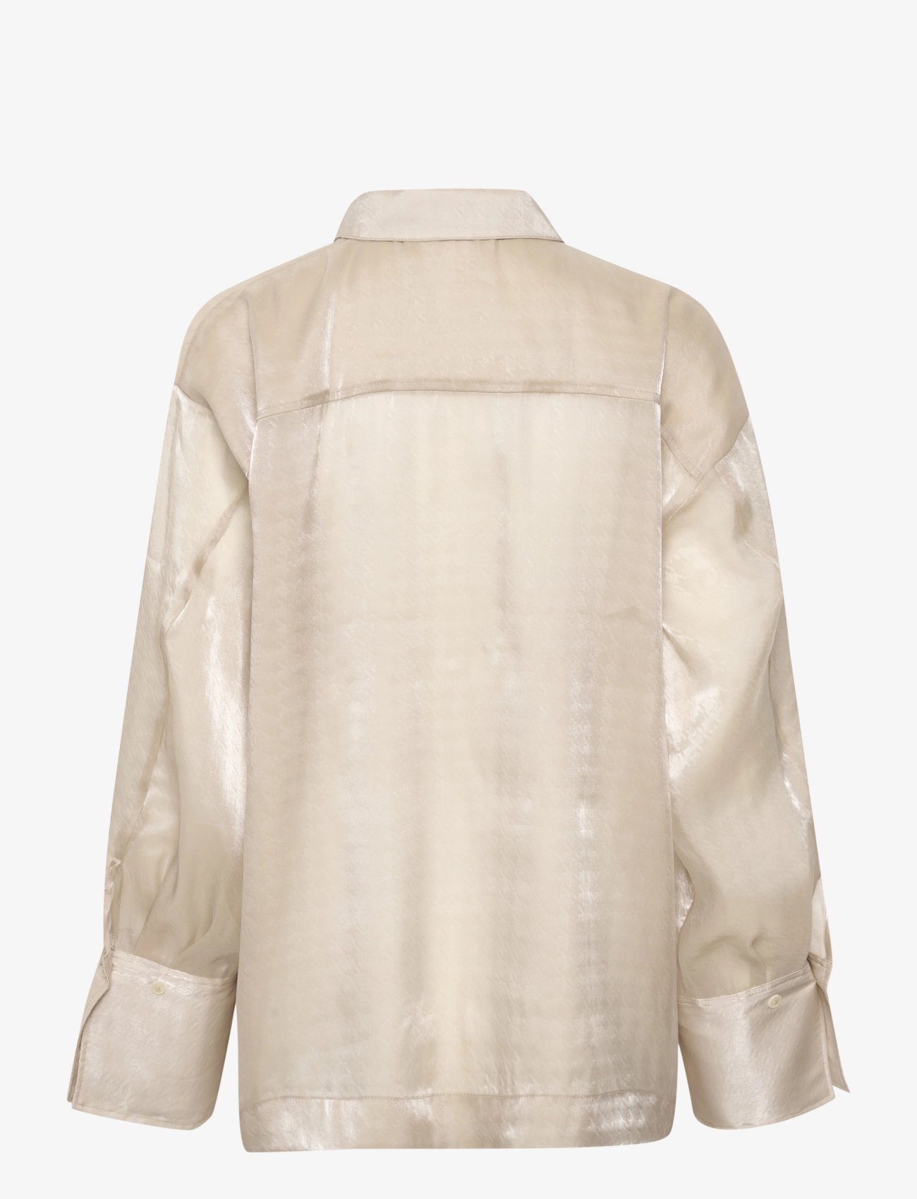 Karen By Simonsen - KBRafaella Shirt - langærmede skjorter - simply taupe - 2