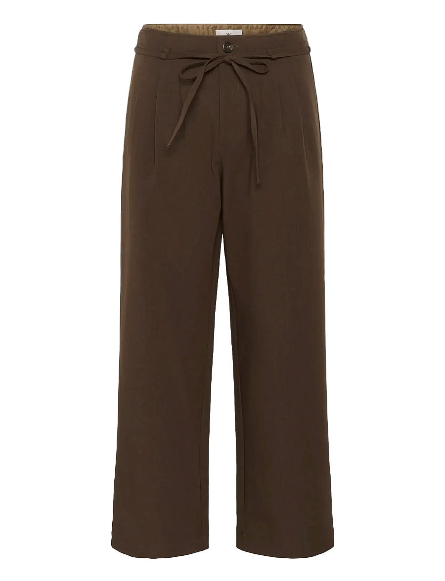 Karen By Simonsen - KBRo Pants - bikses ar platām starām - bracken - 1