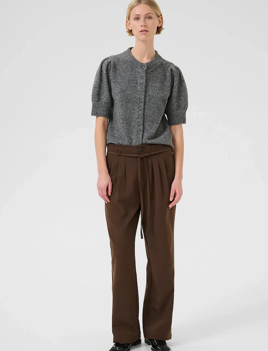 Karen By Simonsen - KBRo Pants - bikses ar platām starām - bracken - 3