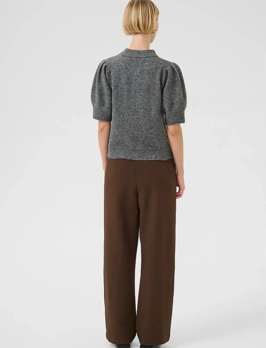 Karen By Simonsen - KBRo Pants - bikses ar platām starām - bracken - 4