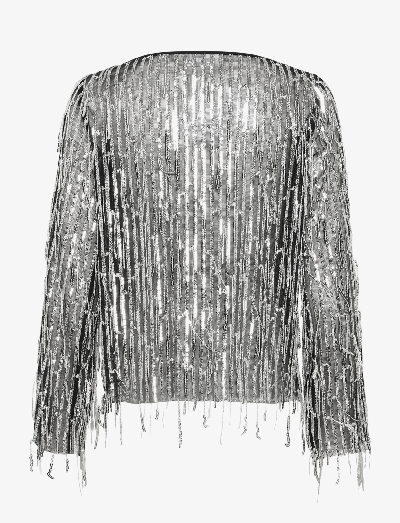 Karen By Simonsen - KBSandie Top - langærmede bluser - silver - 2
