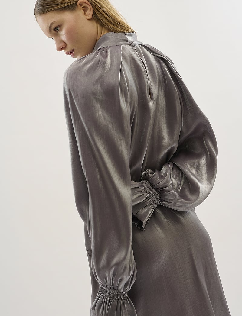 Karen By Simonsen - KBSacha Lotta Dress - festkjoler - thunderstorm - 0