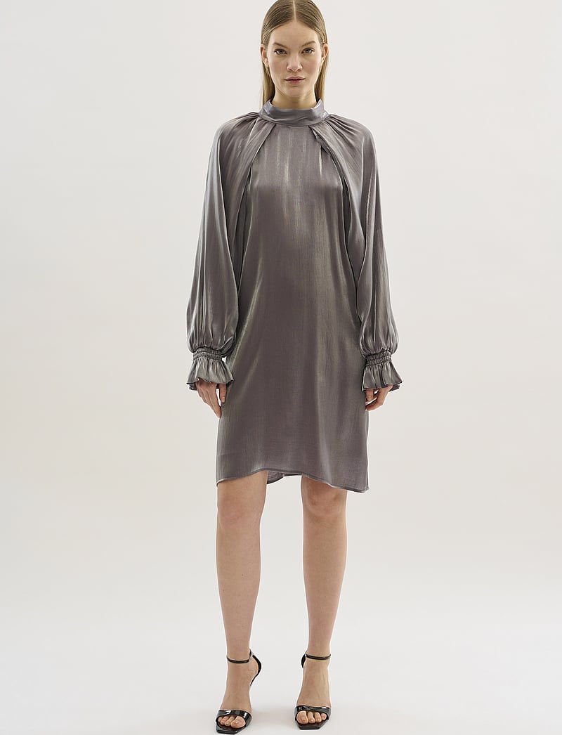 Karen By Simonsen - KBSacha Lotta Dress - festkjoler - thunderstorm - 3