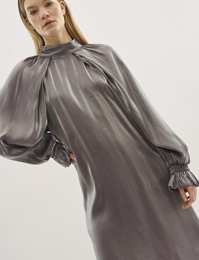 Karen By Simonsen - KBSacha Lotta Dress - festkjoler - thunderstorm - 5