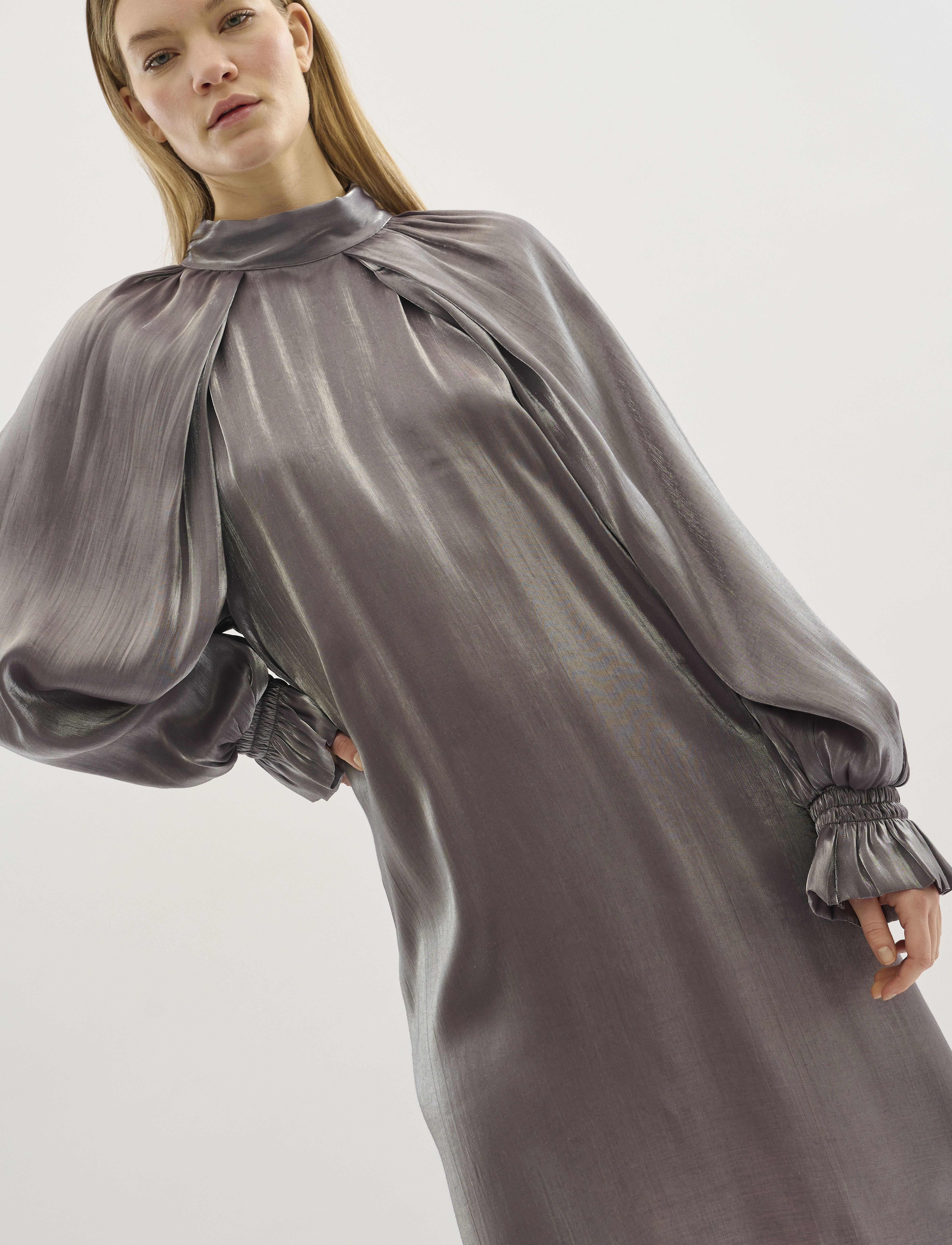 Karen By Simonsen - KBSacha Lotta Dress - festkjoler - thunderstorm - 5