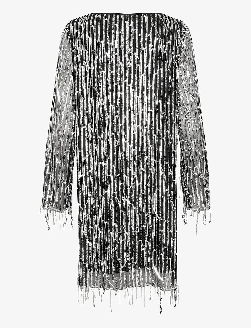 Karen By Simonsen - KBSandie Dress - litterkleidid - silver - 2