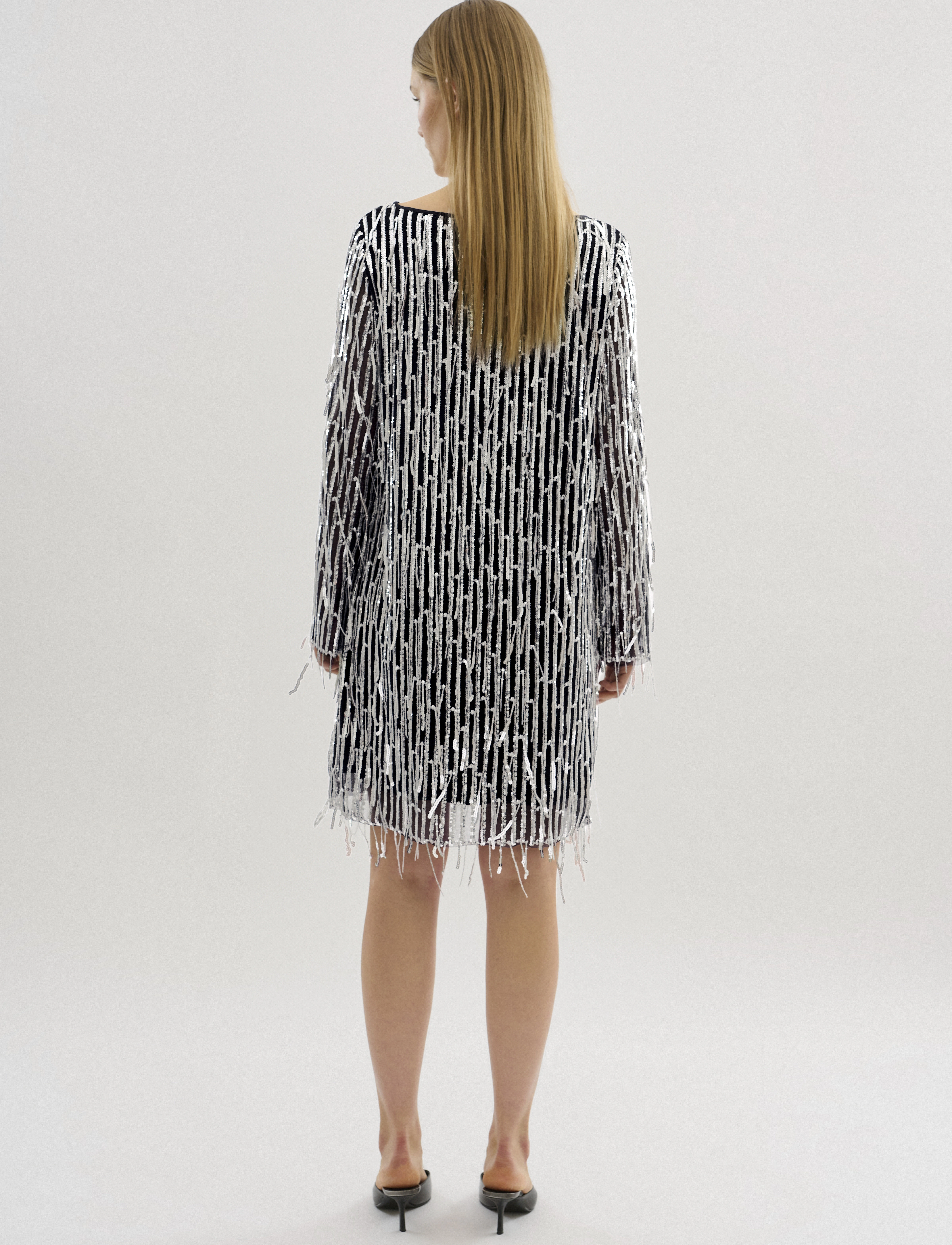 Karen By Simonsen - KBSandie Dress - paillettenkleider - silver - 4