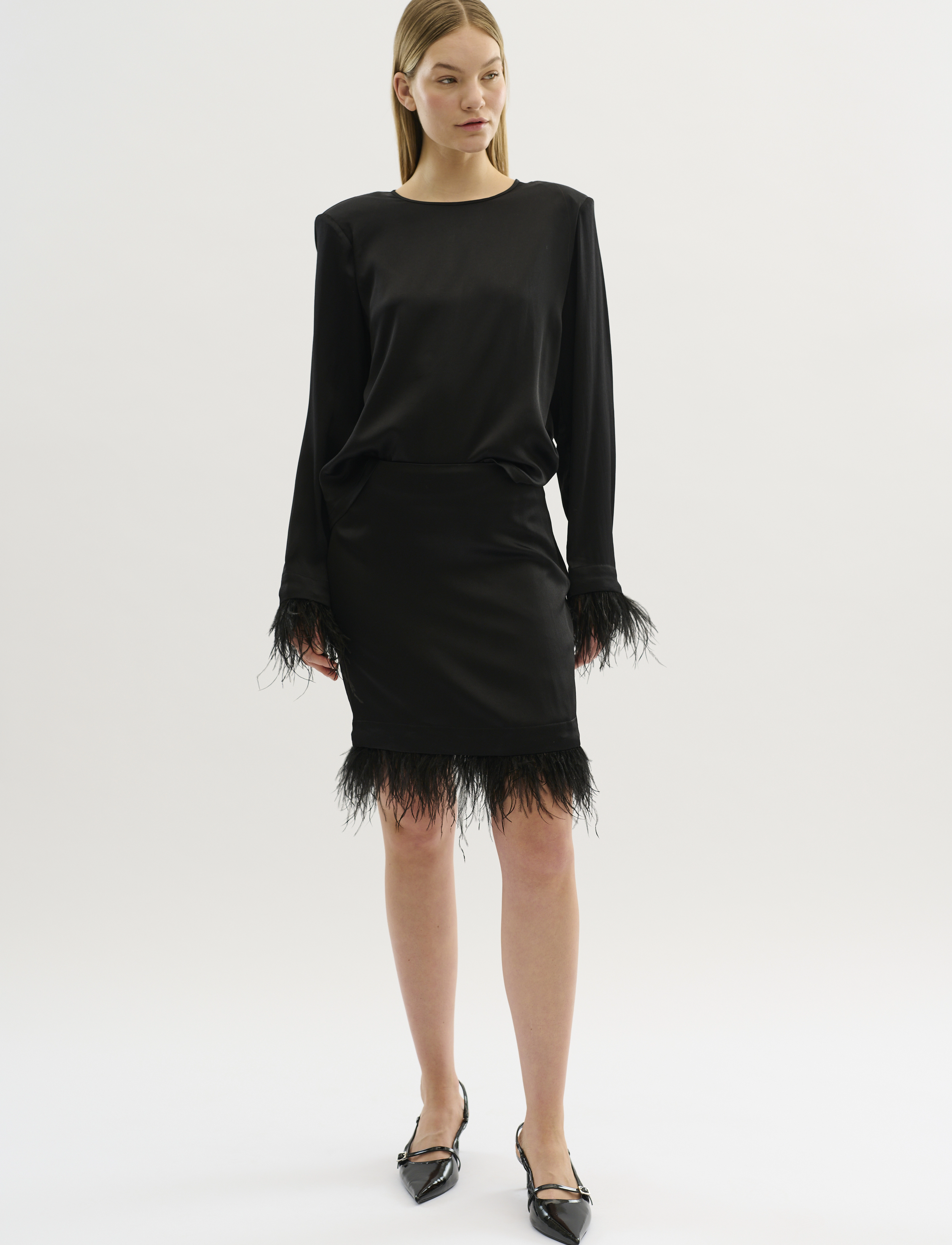 Karen By Simonsen - KBStella Skirt - korte nederdele - meteorite - 3