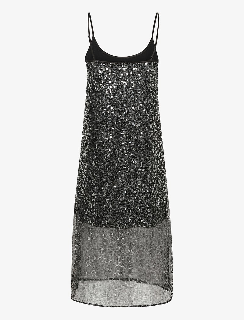 Karen By Simonsen - KBSigne Dress - pailletkjoler - meteorite - 2