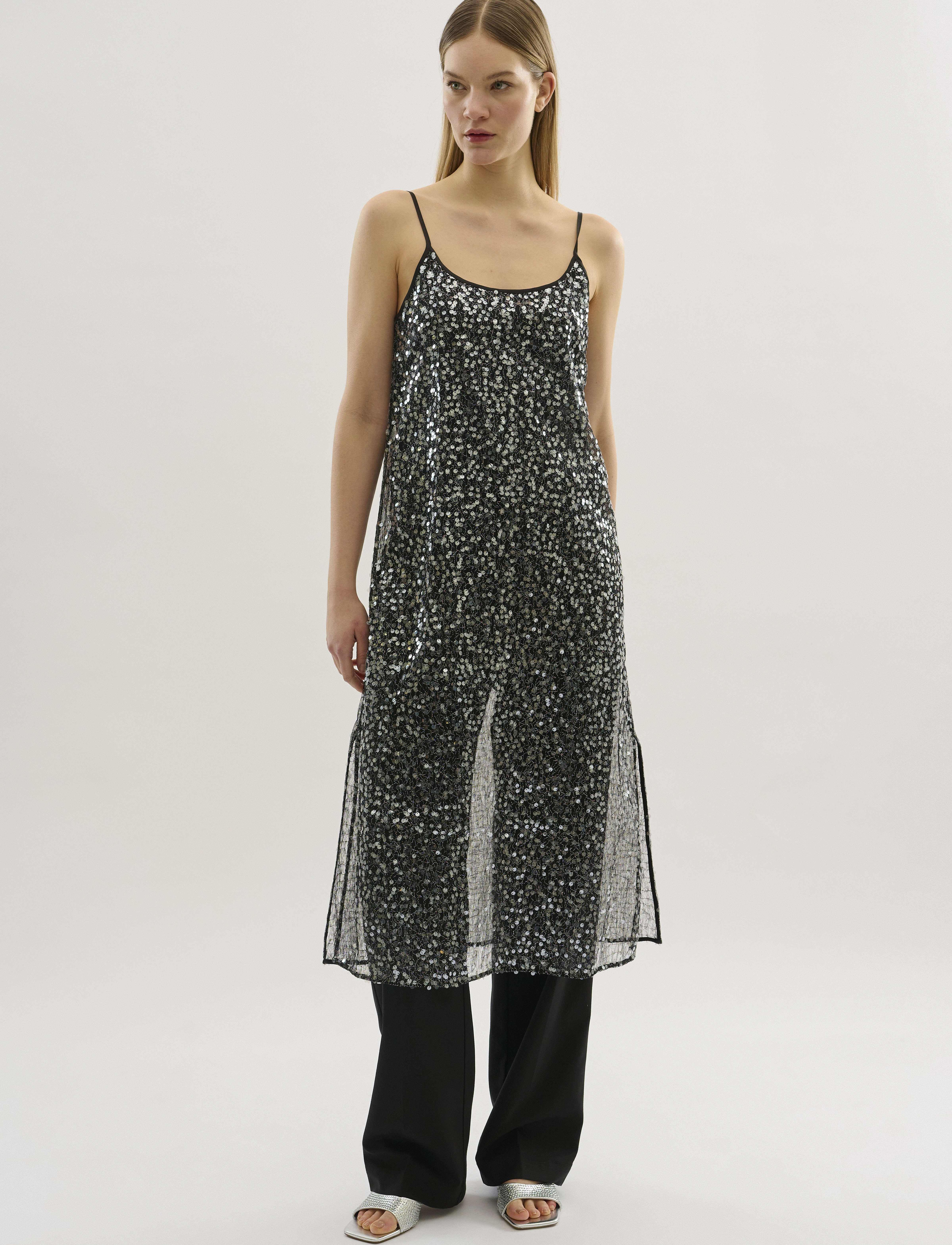 Karen By Simonsen - KBSigne Dress - paillettenkleider - meteorite - 3