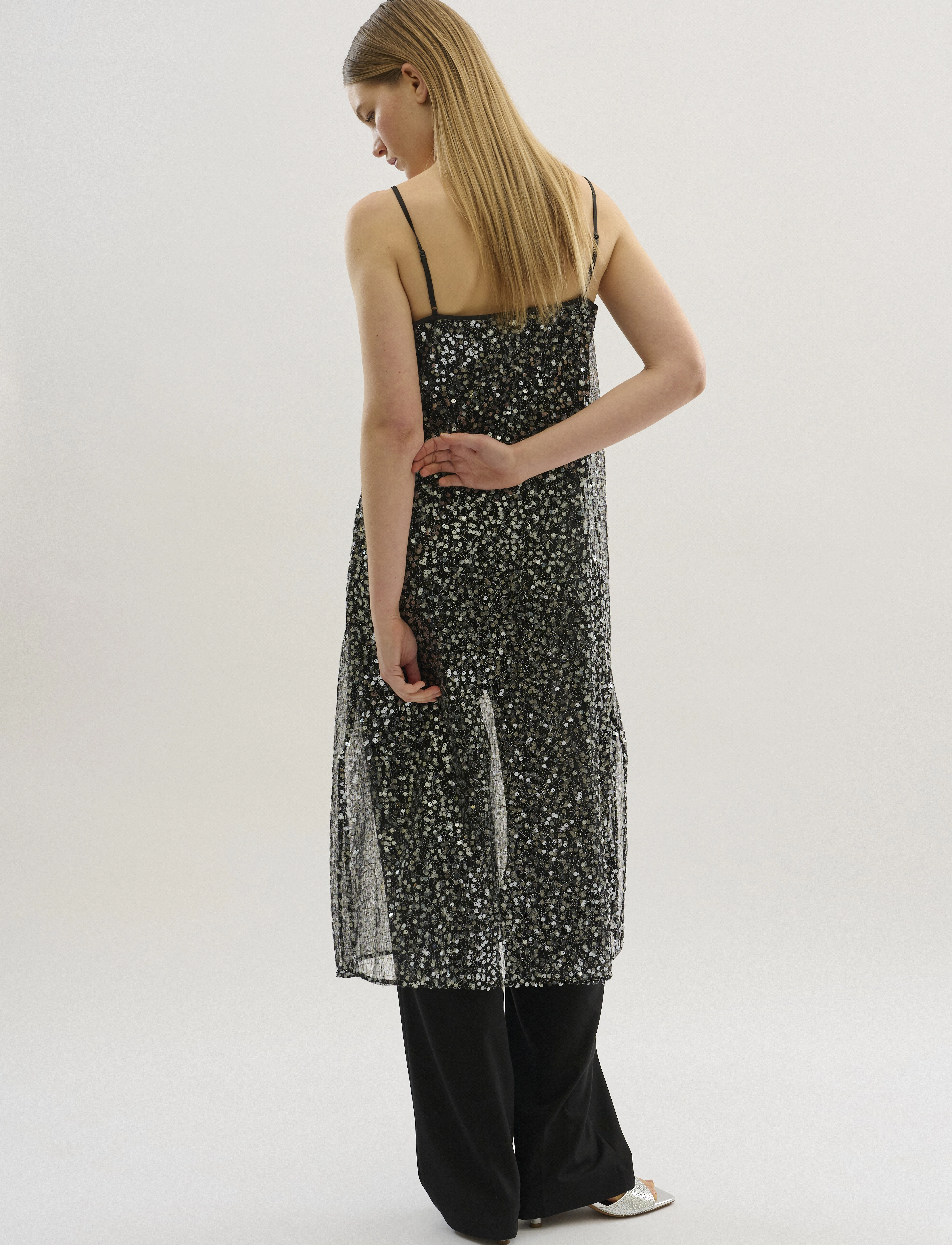 Karen By Simonsen - KBSigne Dress - paillettenkleider - meteorite - 4