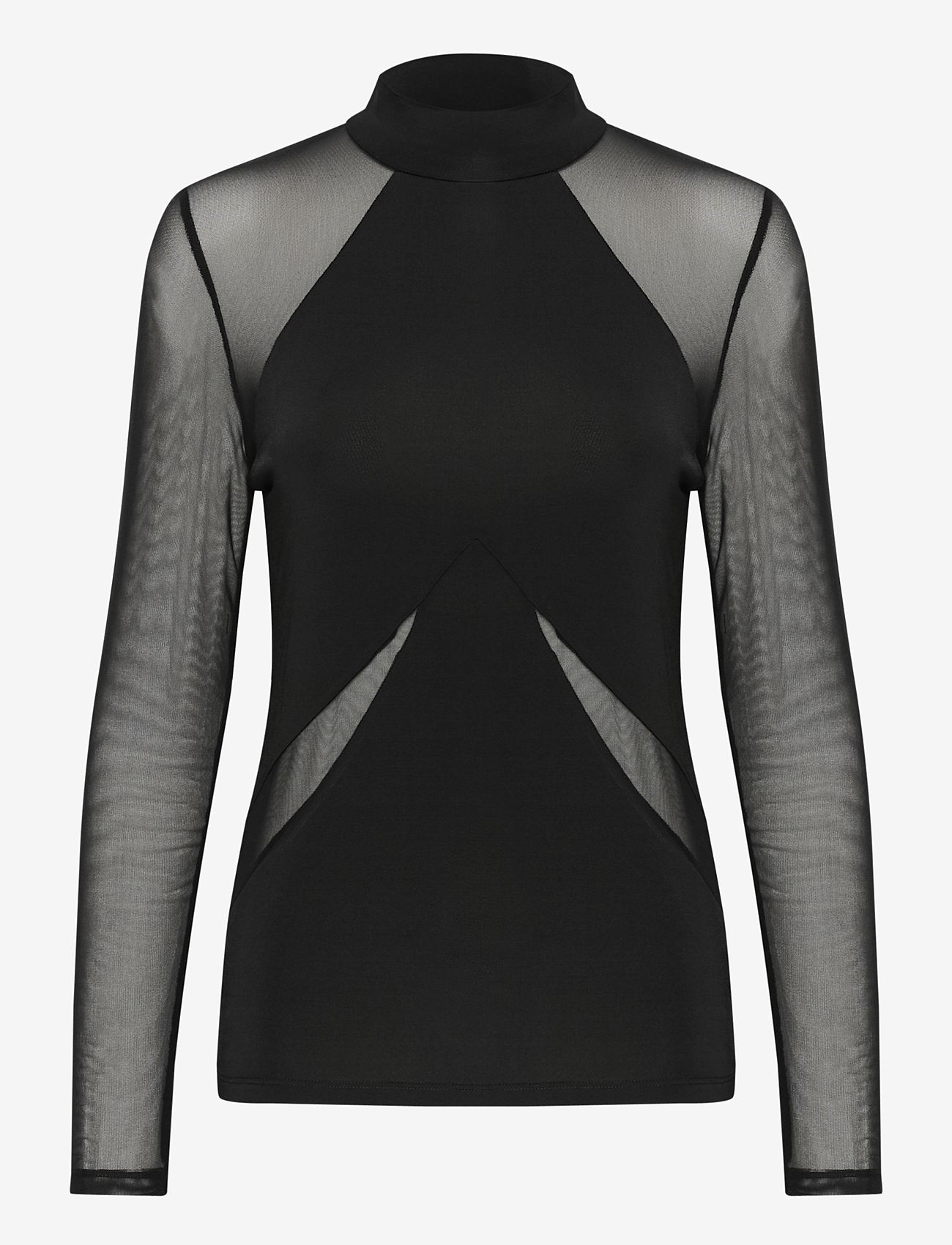 Karen By Simonsen - KBSibella Top - långärmade blusar - meteorite - 1