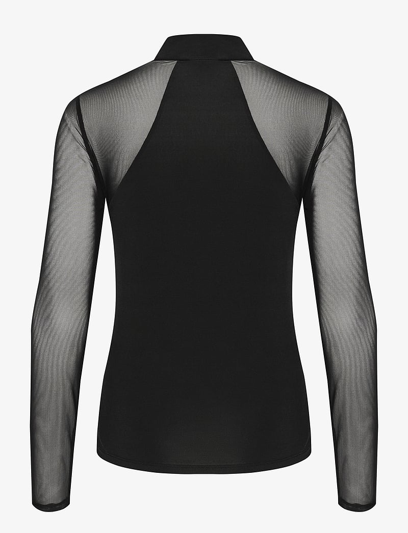 Karen By Simonsen - KBSibella Top - långärmade blusar - meteorite - 2