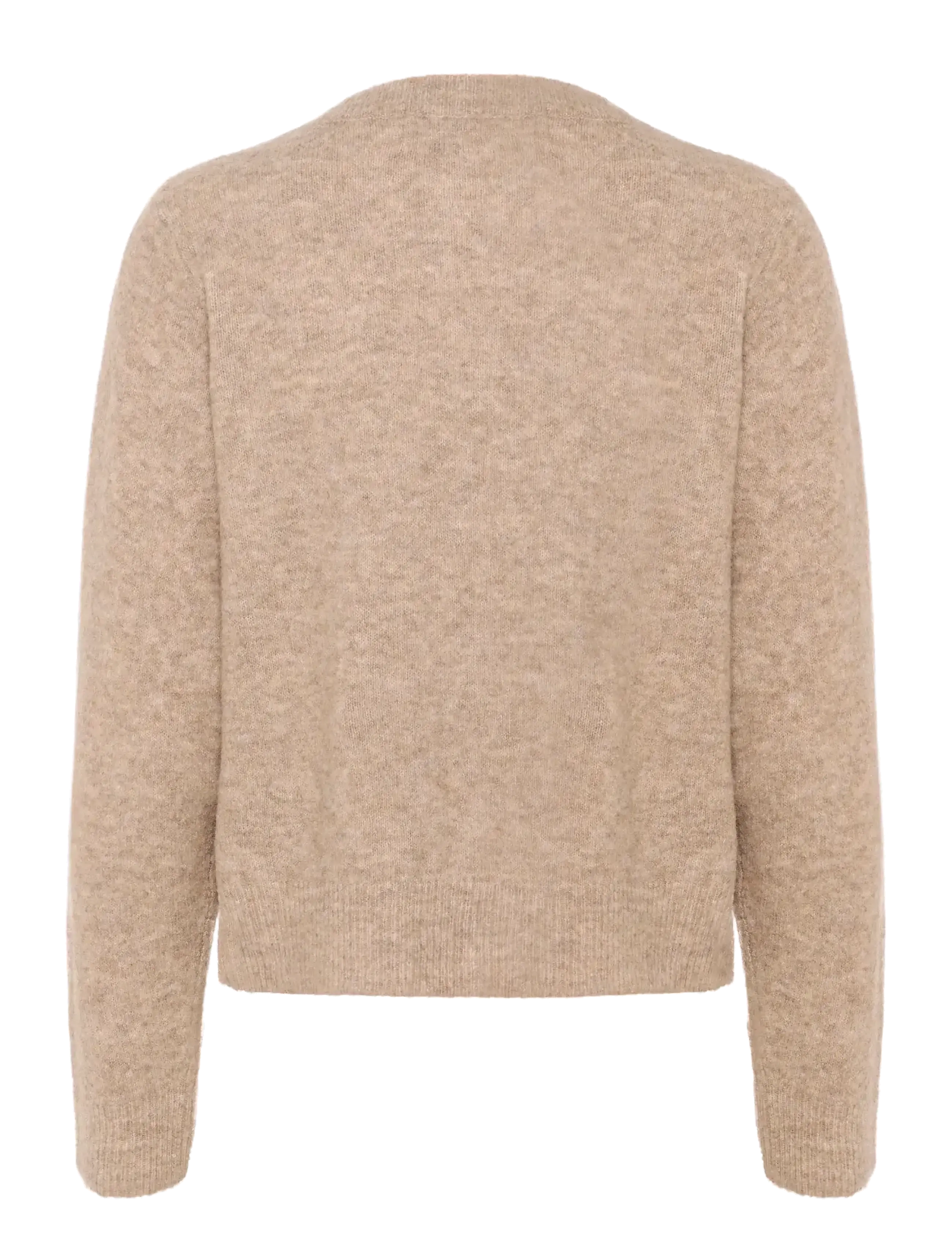 Karen By Simonsen - KBNoabelle Plain Cardigan - cardigans - walnut - 2