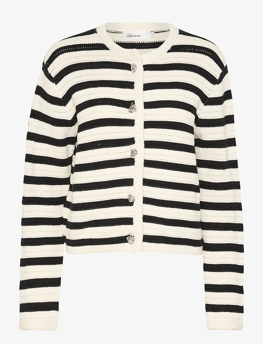 Karen By Simonsen - KBUne Cardigan - koftor - meteorite - 1