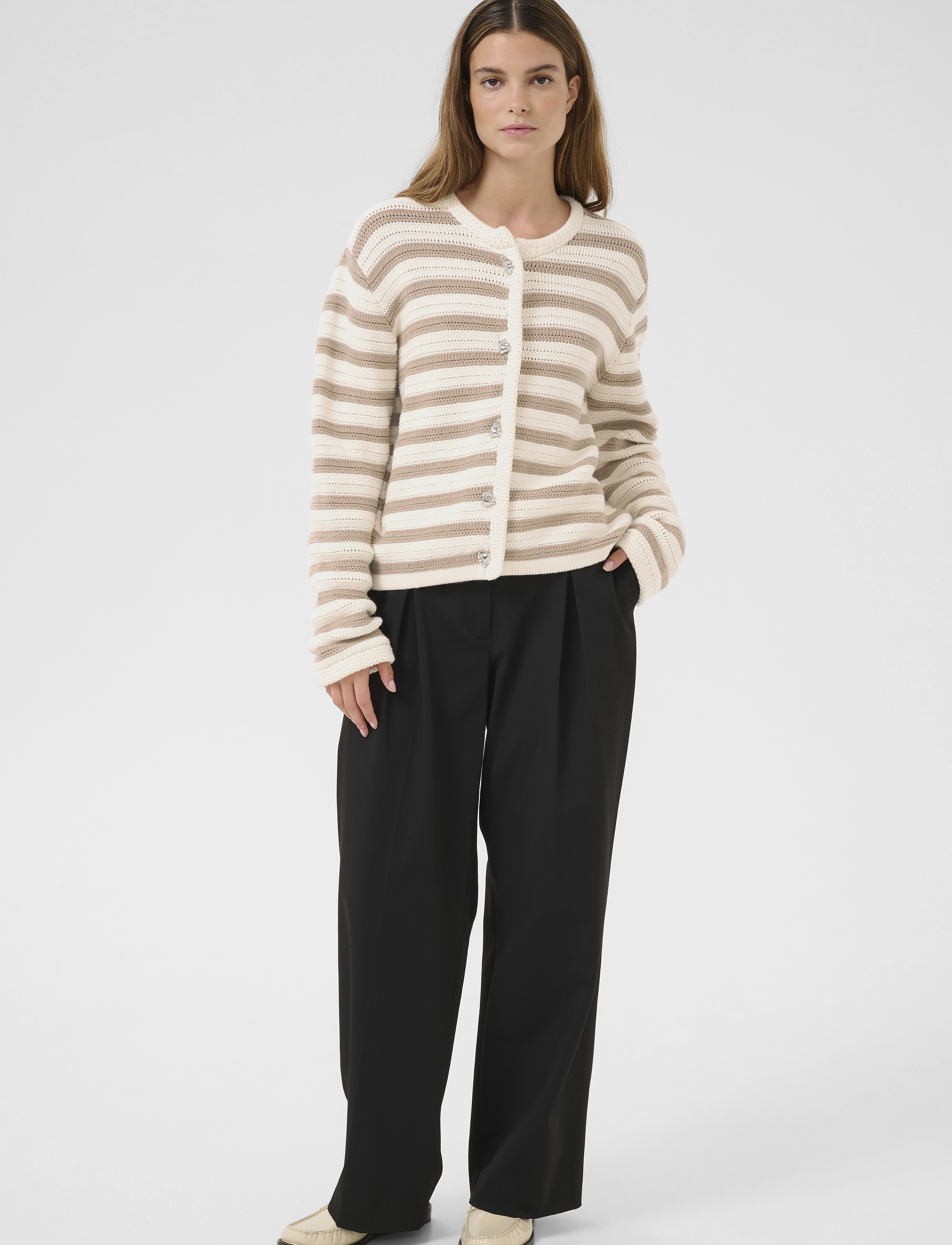 Karen By Simonsen - KBUne Cardigan - kardiganid - simply taupe - 3