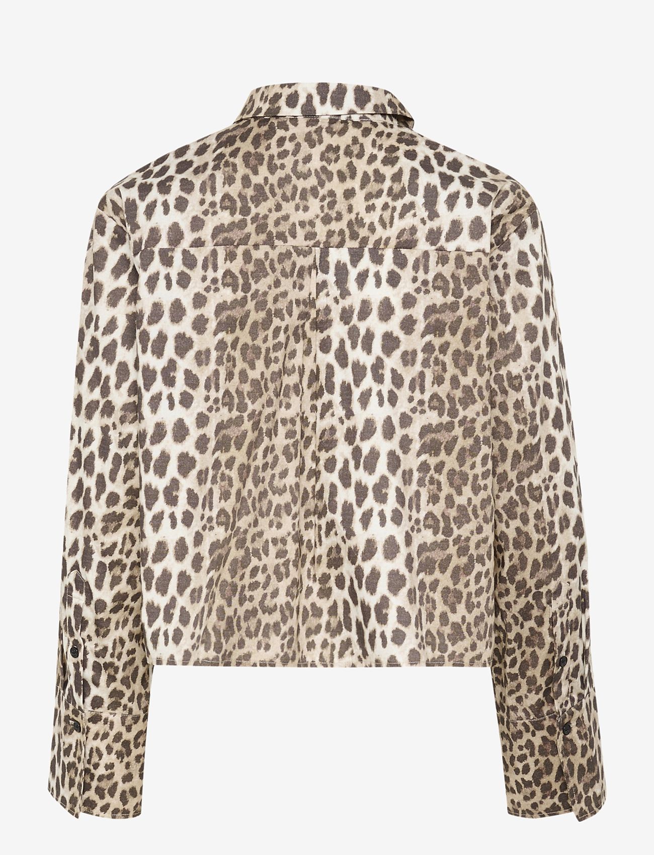 Karen By Simonsen - KBUlrike Shirt - langärmlige hemden - ulrike print - simply taupe - 2