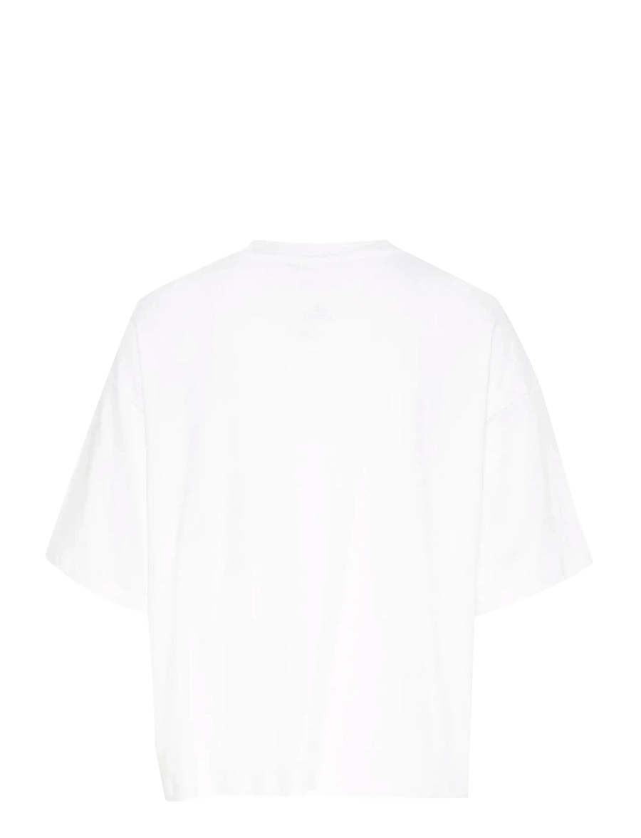 Karen By Simonsen - KBRenee Hole Tee - t-shirts - bright white - 2